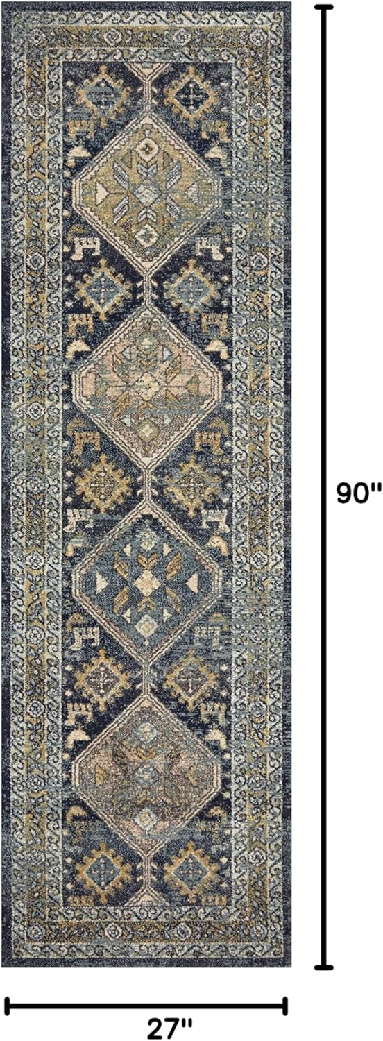 Loloi II Jocelyn Southwestern Navy / Blue Area Rug
