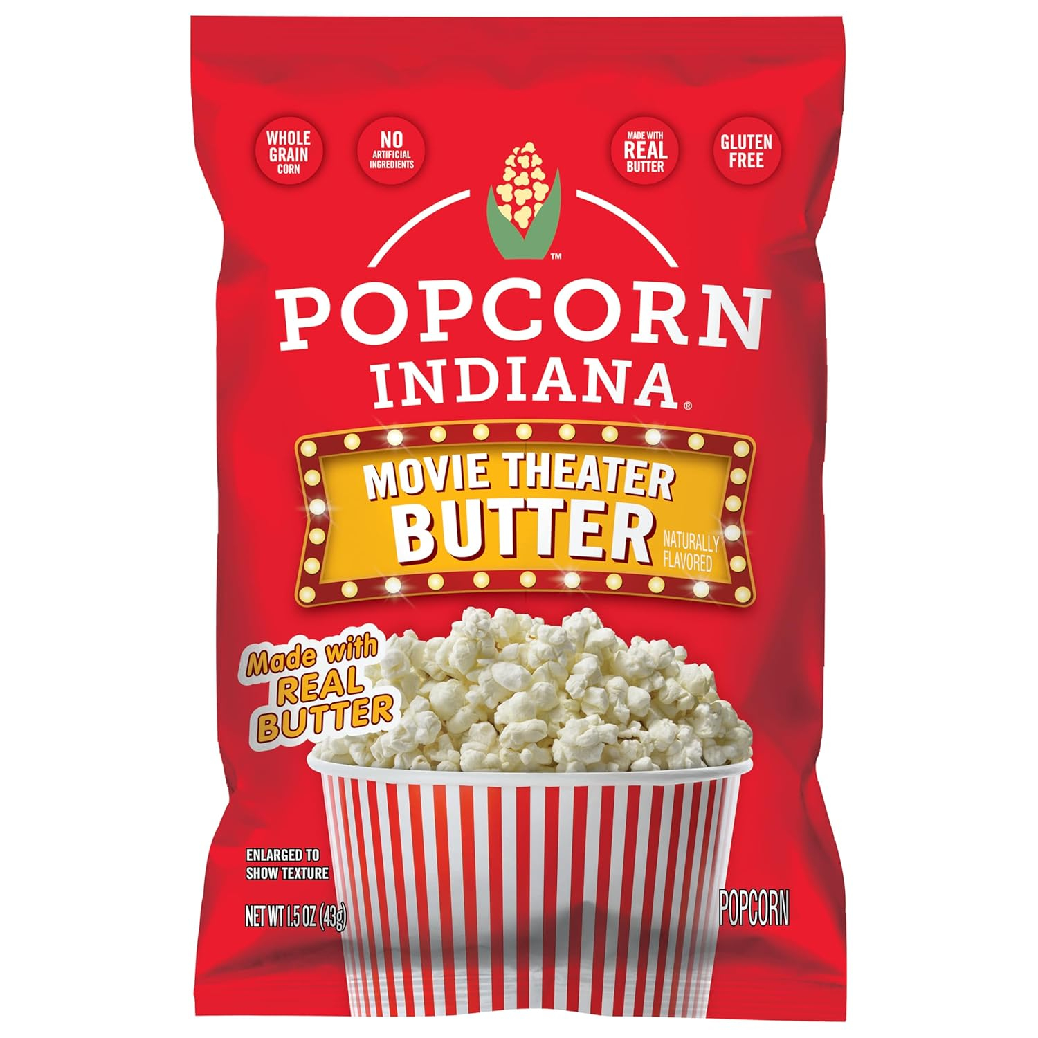 Popcorn Indiana Movie Theater Butter - Case of 6 - 1.5 oz