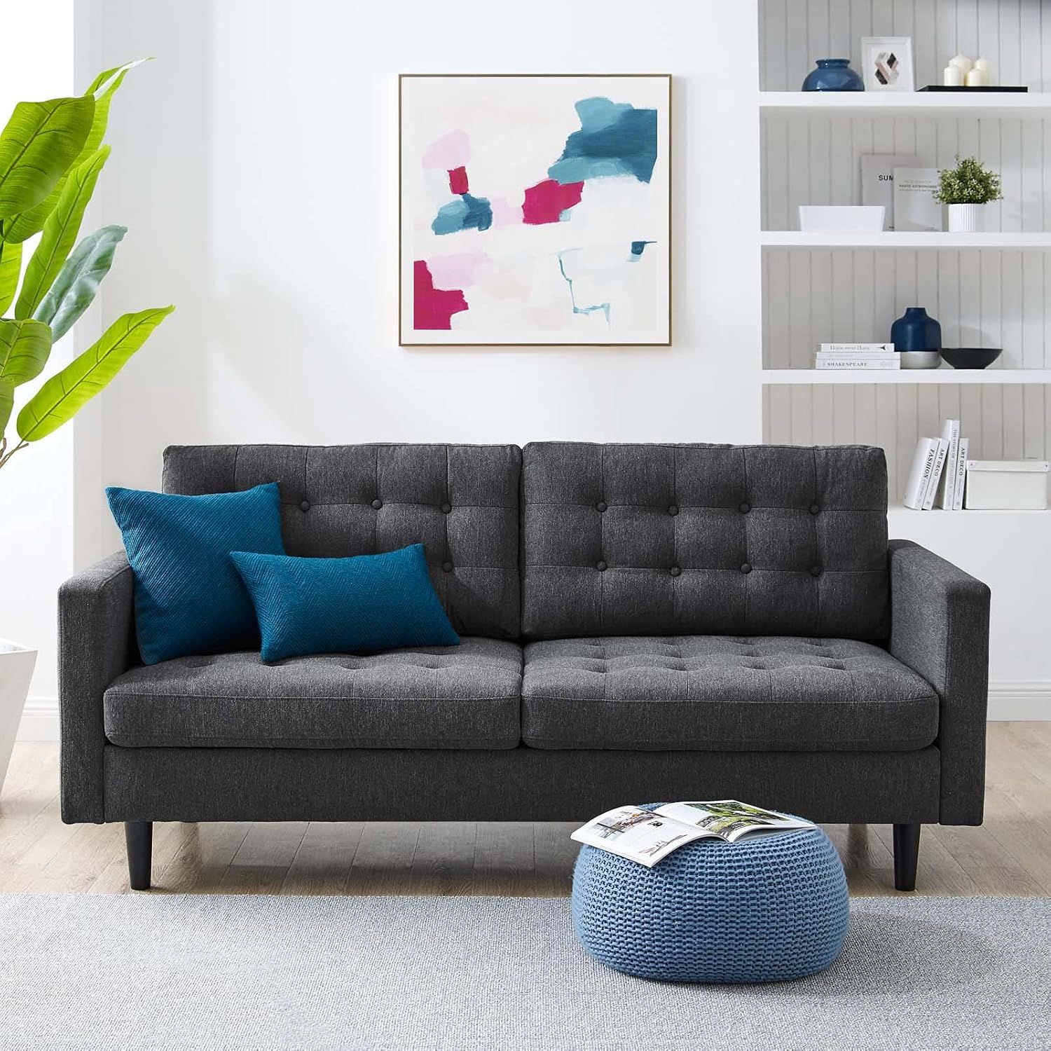 75'' Velvet Sofa