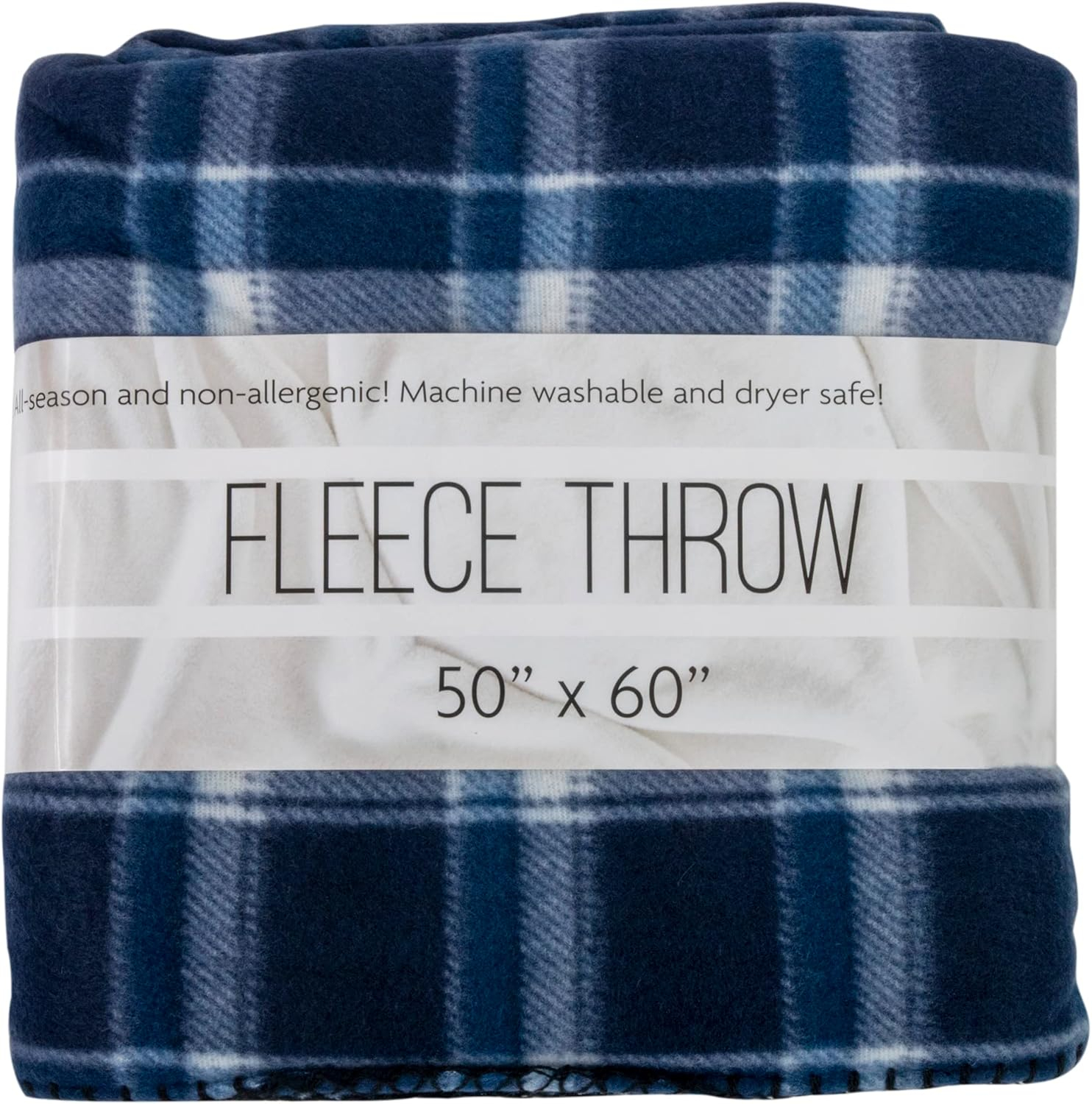24 Pack of Bulk Wholesale 60”L x 50”W Plaid Color Fleece Throw Blankets for Fall, Winter, Spring, Summer, Men, Women, Children, Homeless, Charity Donation Drives in Assorted Plaid