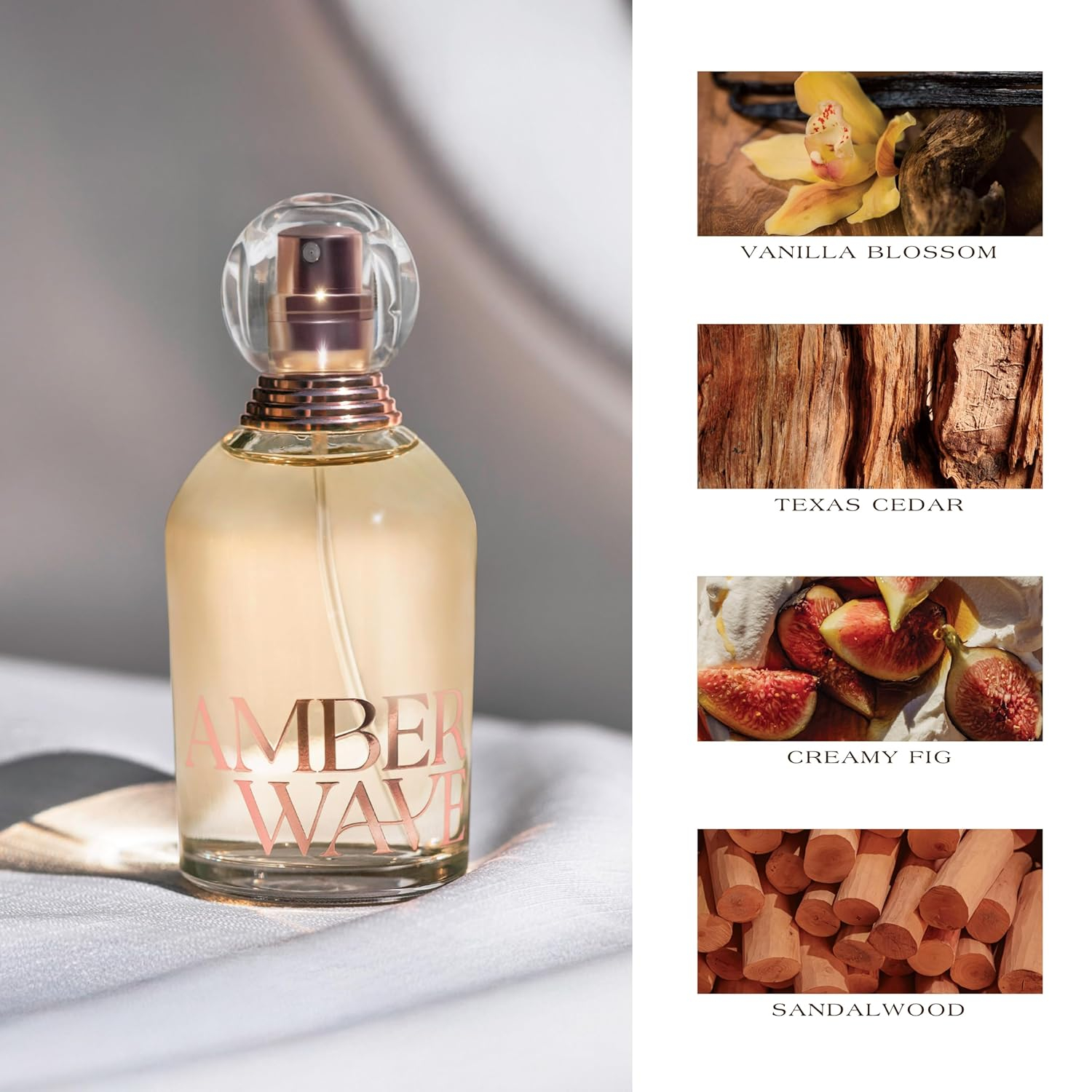 Amber Waves Women's Eau de Parfum with Cedar and Vanilla