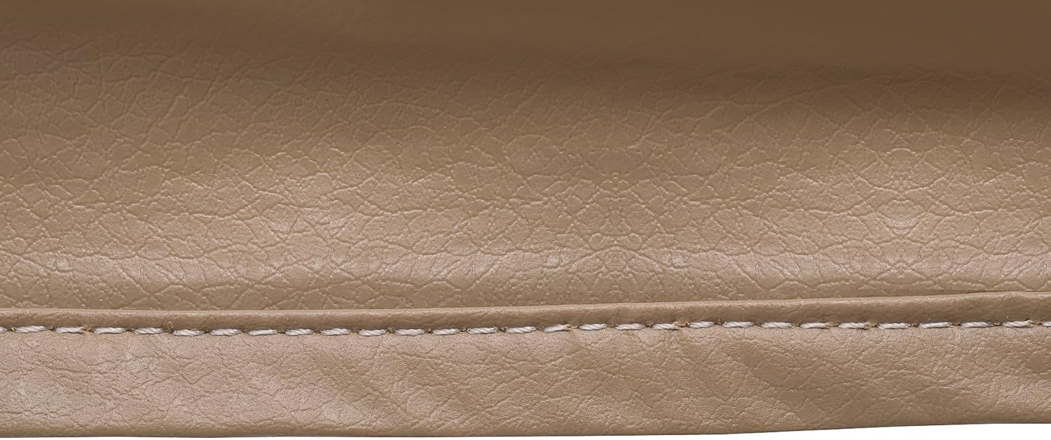 Tan Weather-Resistant Vinyl Outdoor 2-Seat Wicker Sofa Cover