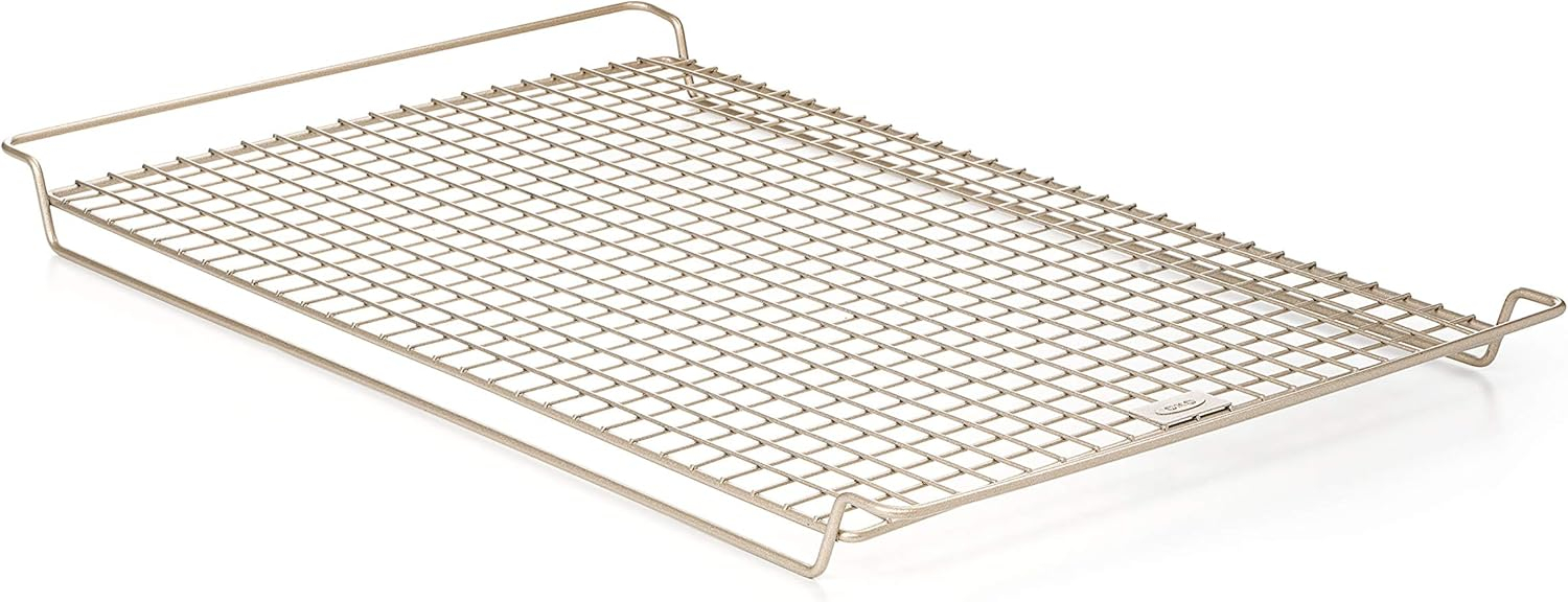 Rectangular Non-Stick Metal Cooling and Baking Rack