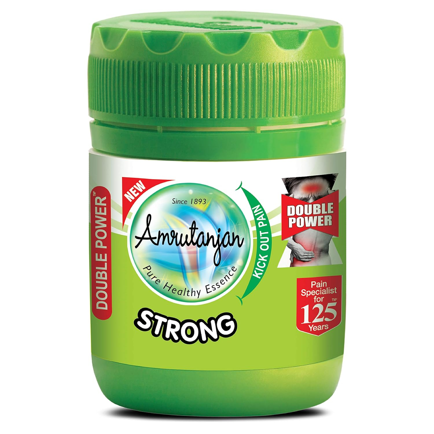 Amrutanjan Strong Pain Relief Rub (Balm) Green - 50ml