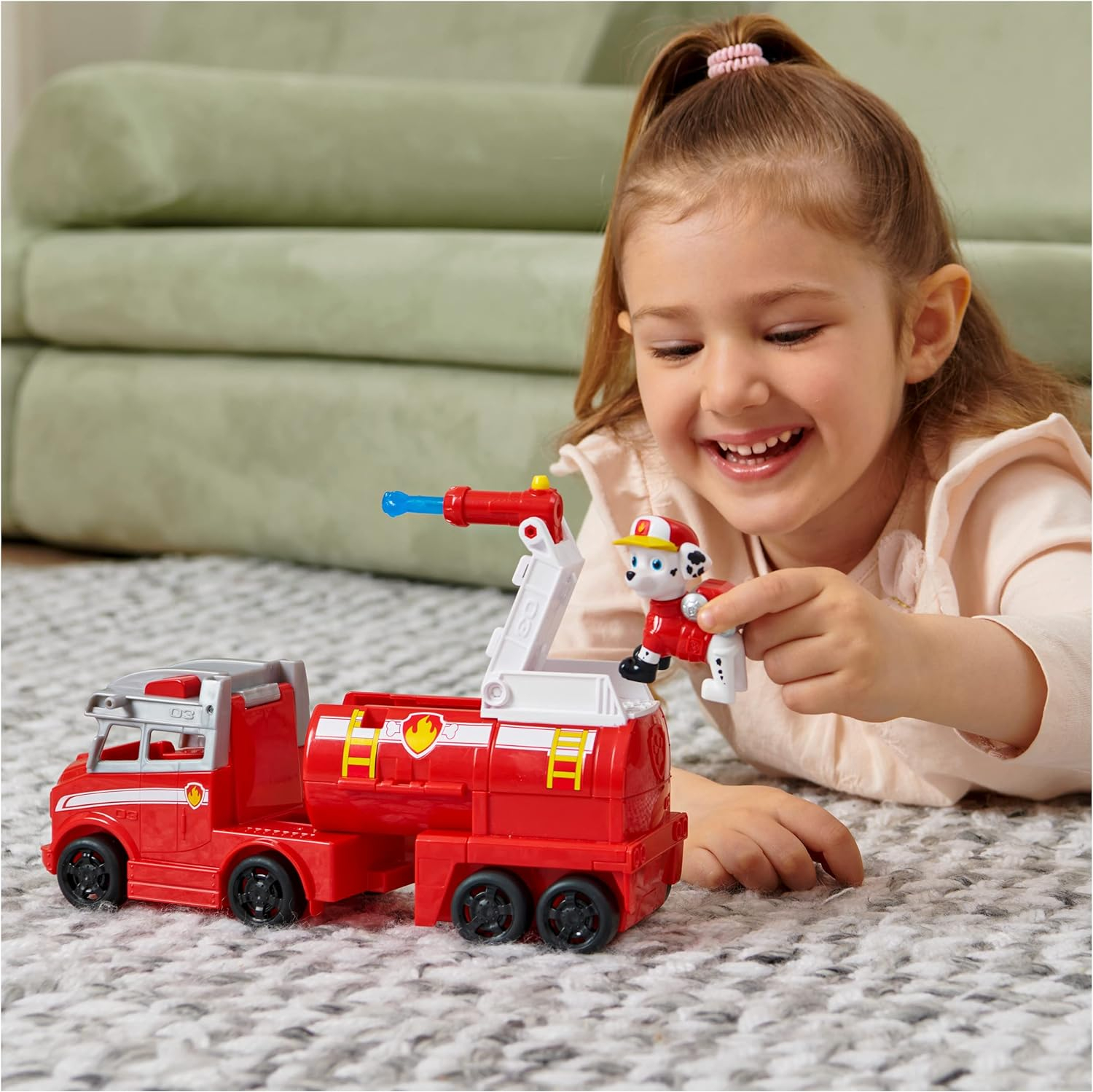 Paw Patrol, Big Truck Pup’s Transforming Toy Trucks with Collectible Action Figure, Kids Toys for Ages 3 and up
