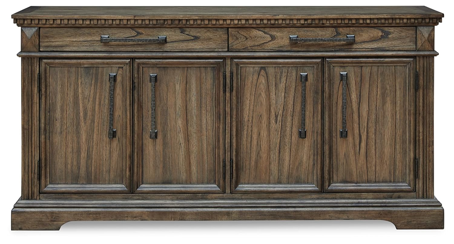 Markenburg 64" Dark Brown Traditional Dining Server