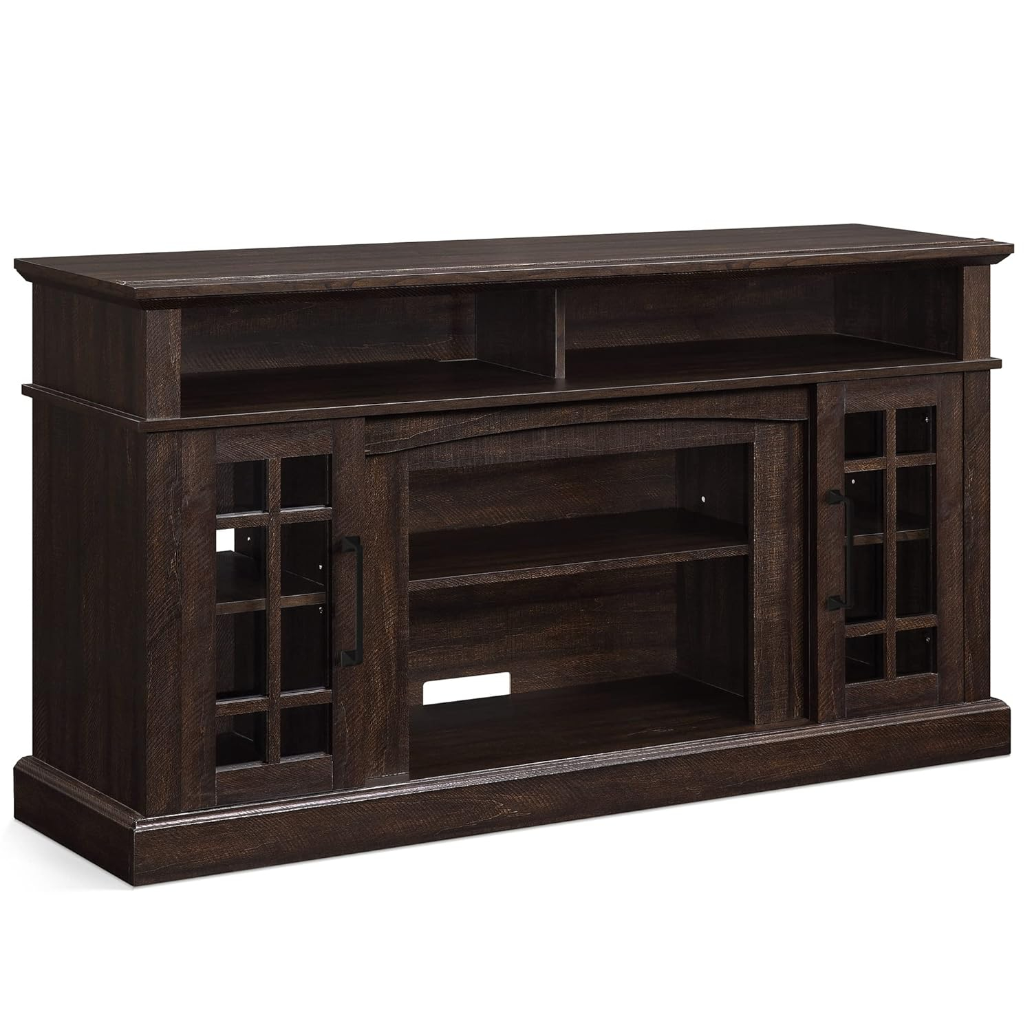 BELLEZE TV Stand Media Entertainment Center - Astorga (Espresso)