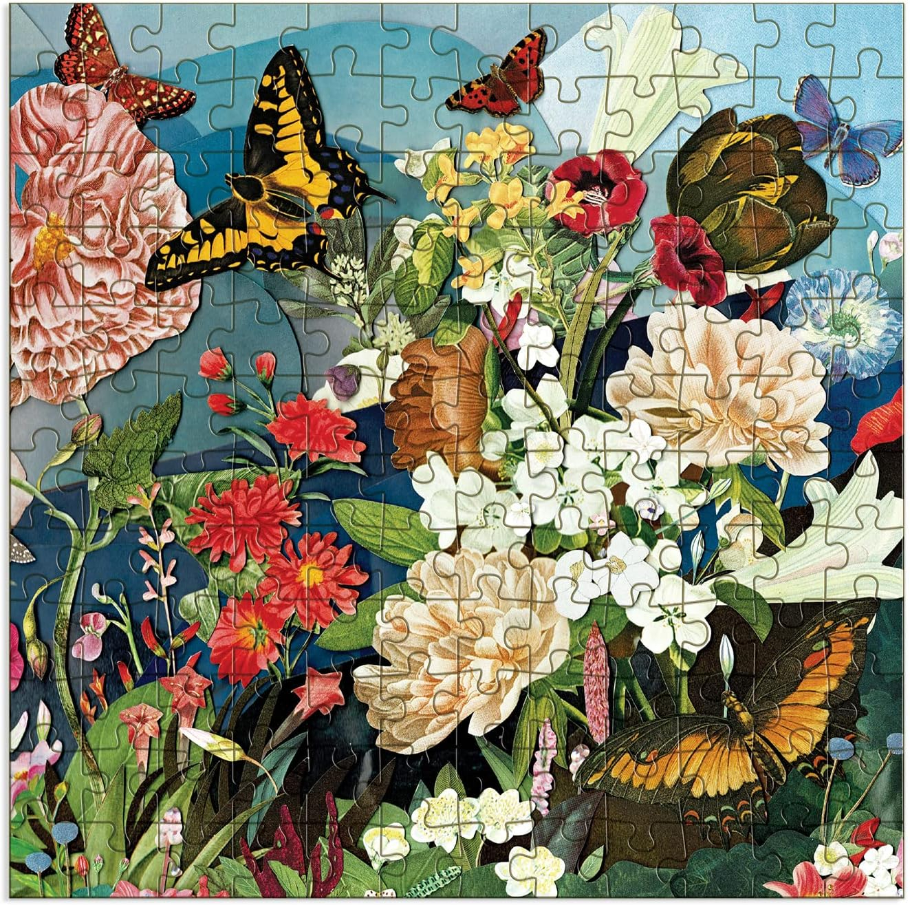 Butterfly Blooms 144 Piece Wood Puzzle (Jigsaw)