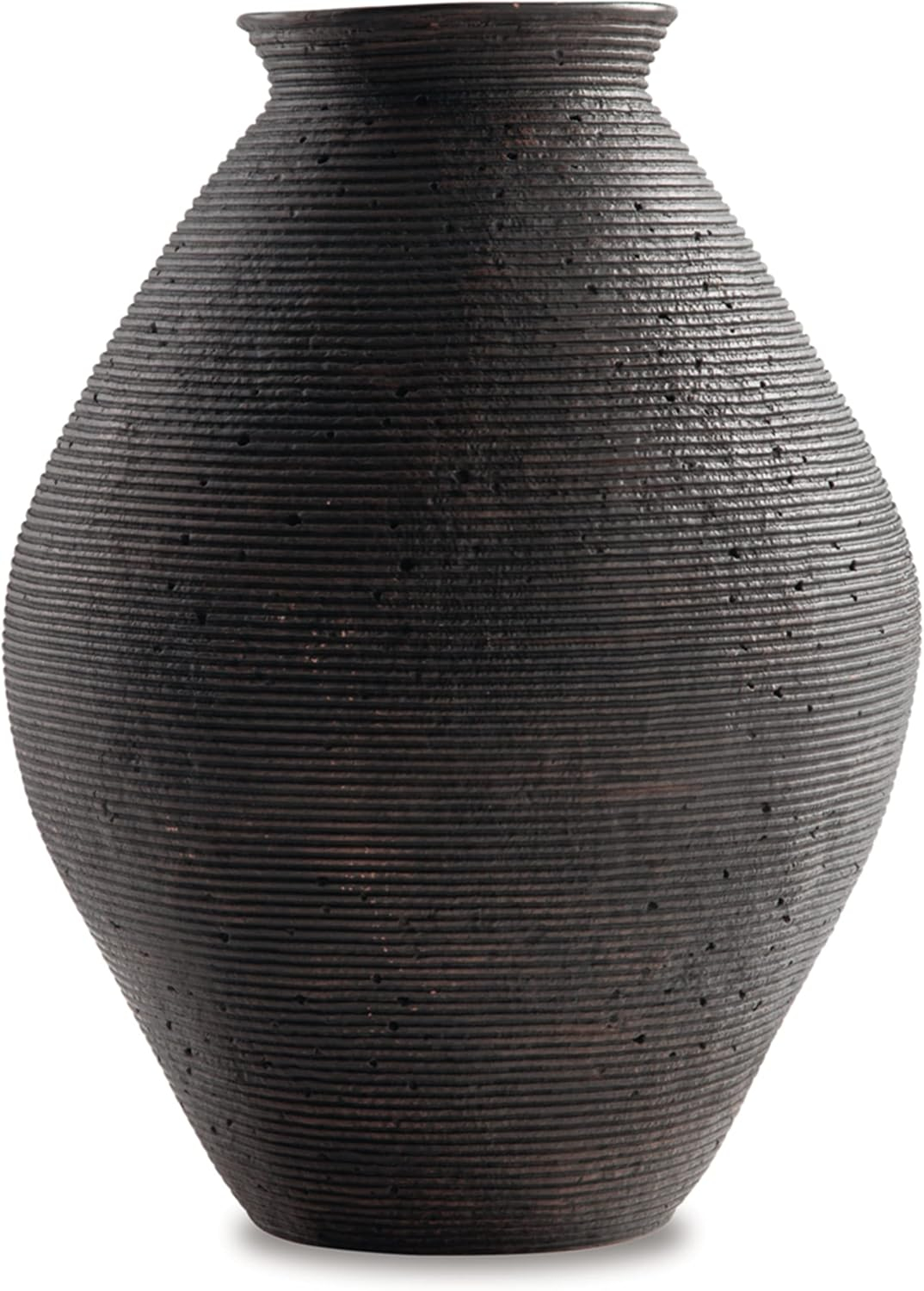 Signature Design by Ashley Casual Hannela Vase  Antique Brown