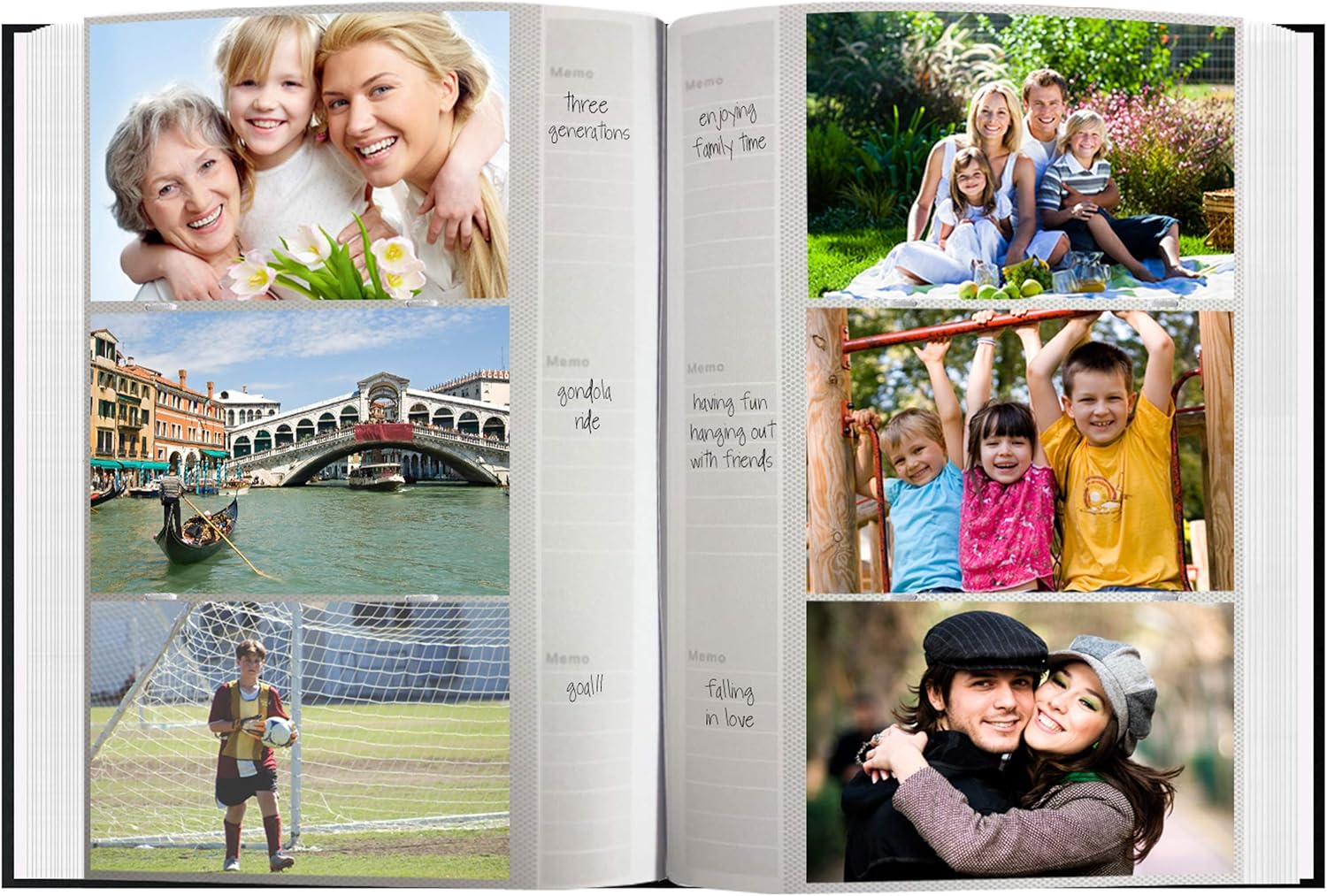 Pioneer Photo Albums Family Collage Frame Cover 300 pkt 4x6 Photo Album