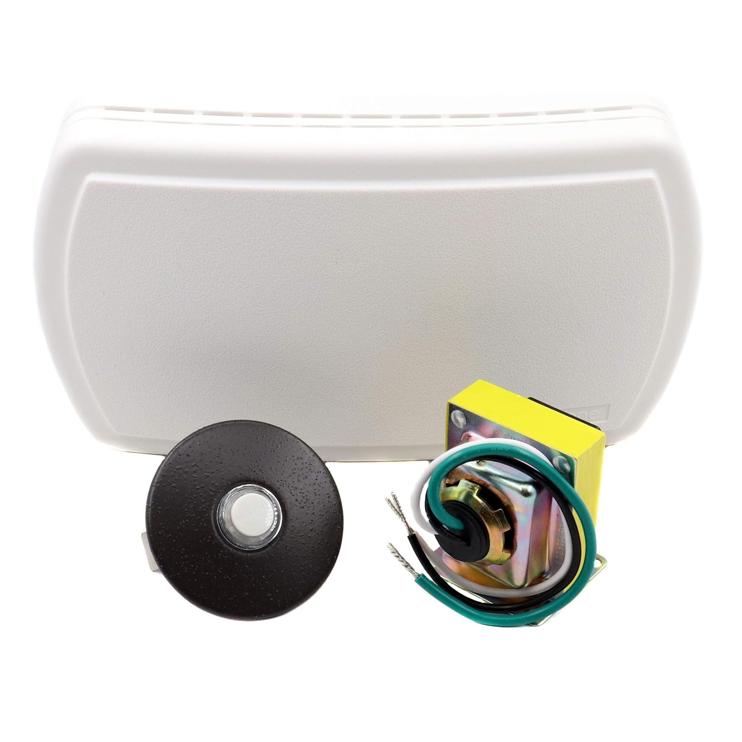 Oil Rubbed Bronze Doorbell Chime Kit with Lighted Pushbutton