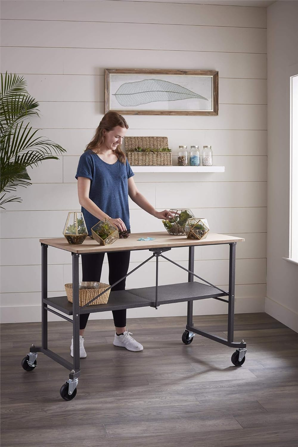 COSCO SmartFold Portable Workbench / Folding Utility Table (Steel)
