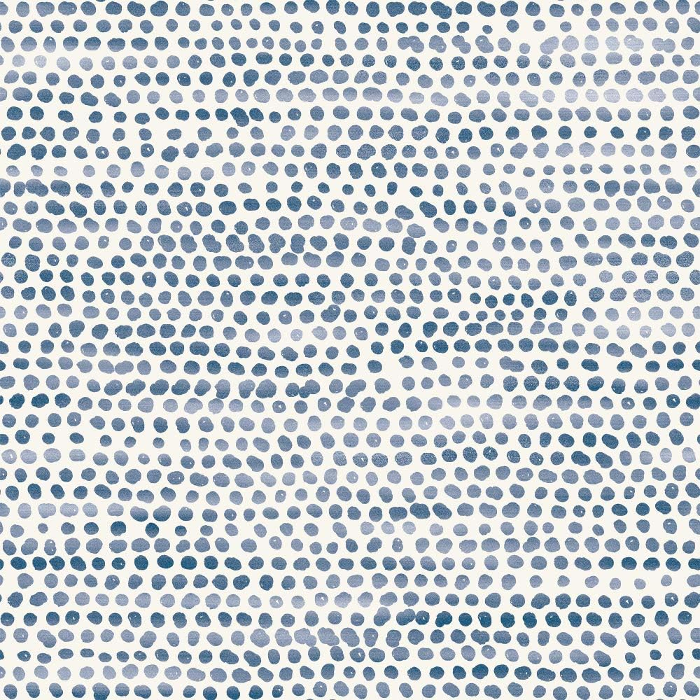 Tempaper Moire Dots Light Tan Peel and Stick Wallpaper, 20.5" x 16.5'