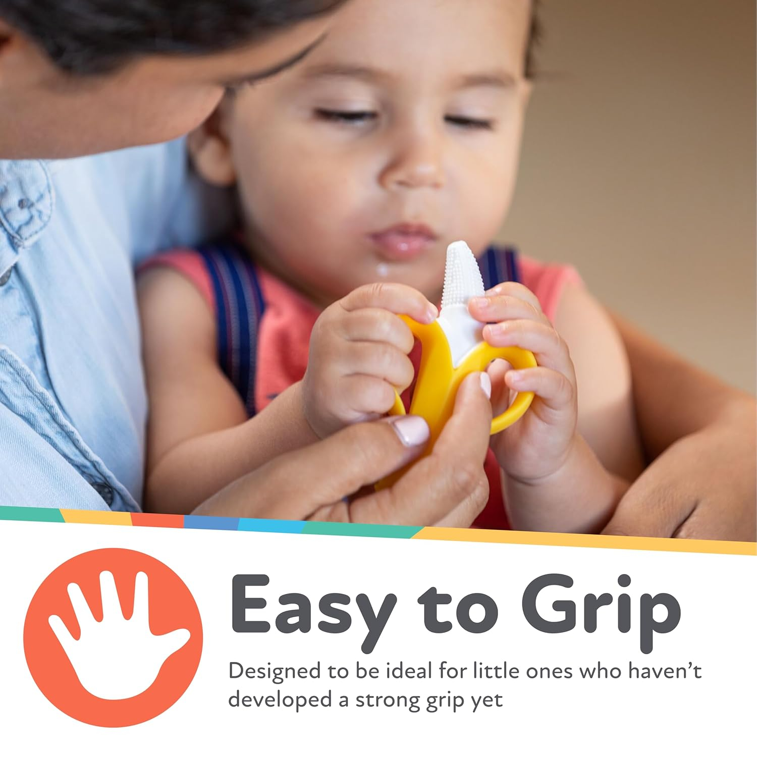 Nuby Banana and Carrot Silicone Teething Toys for Babies