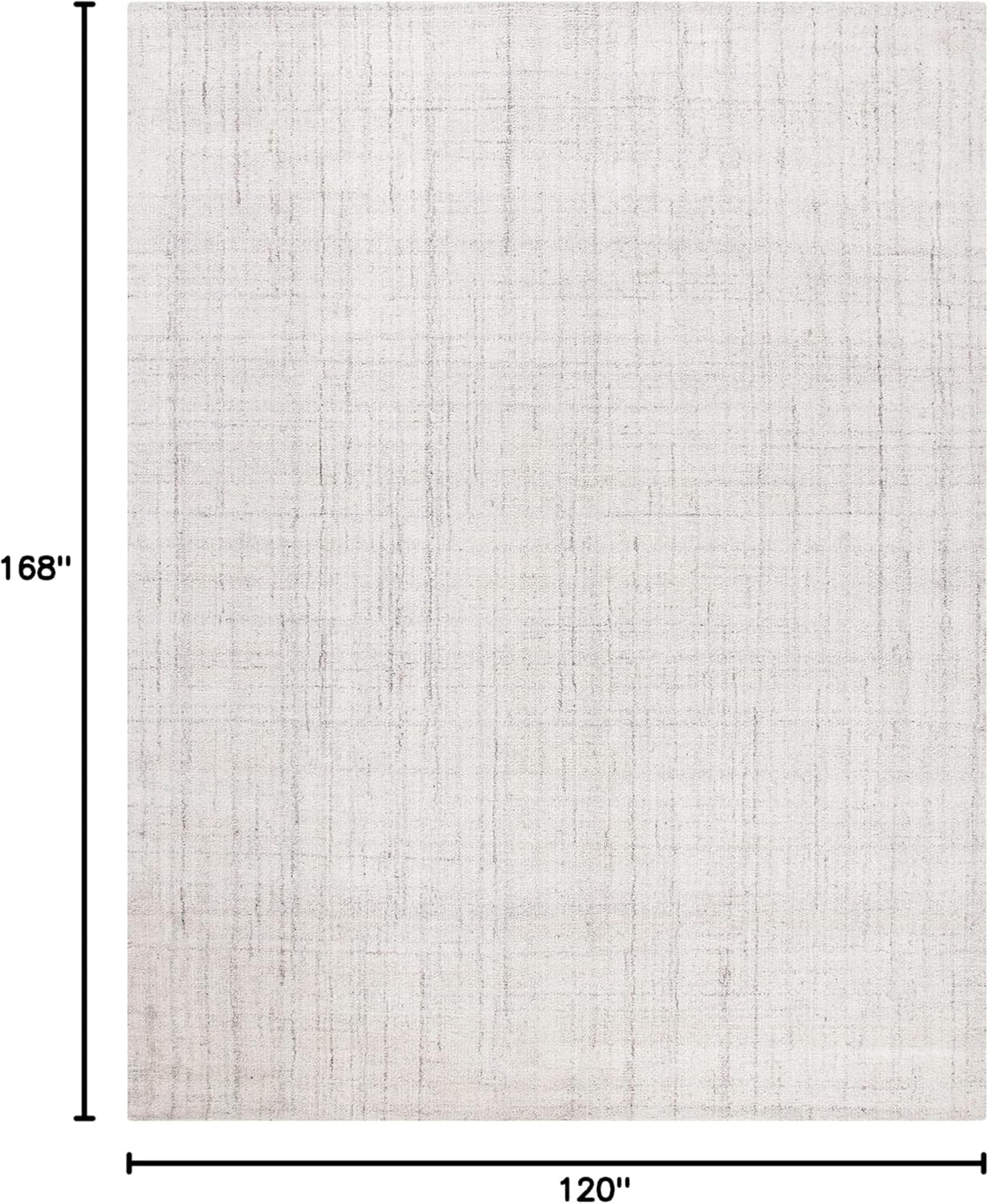 SAFAVIEH Abstract Bailey Striped Area Rug, Light Grey, 10' x 14'