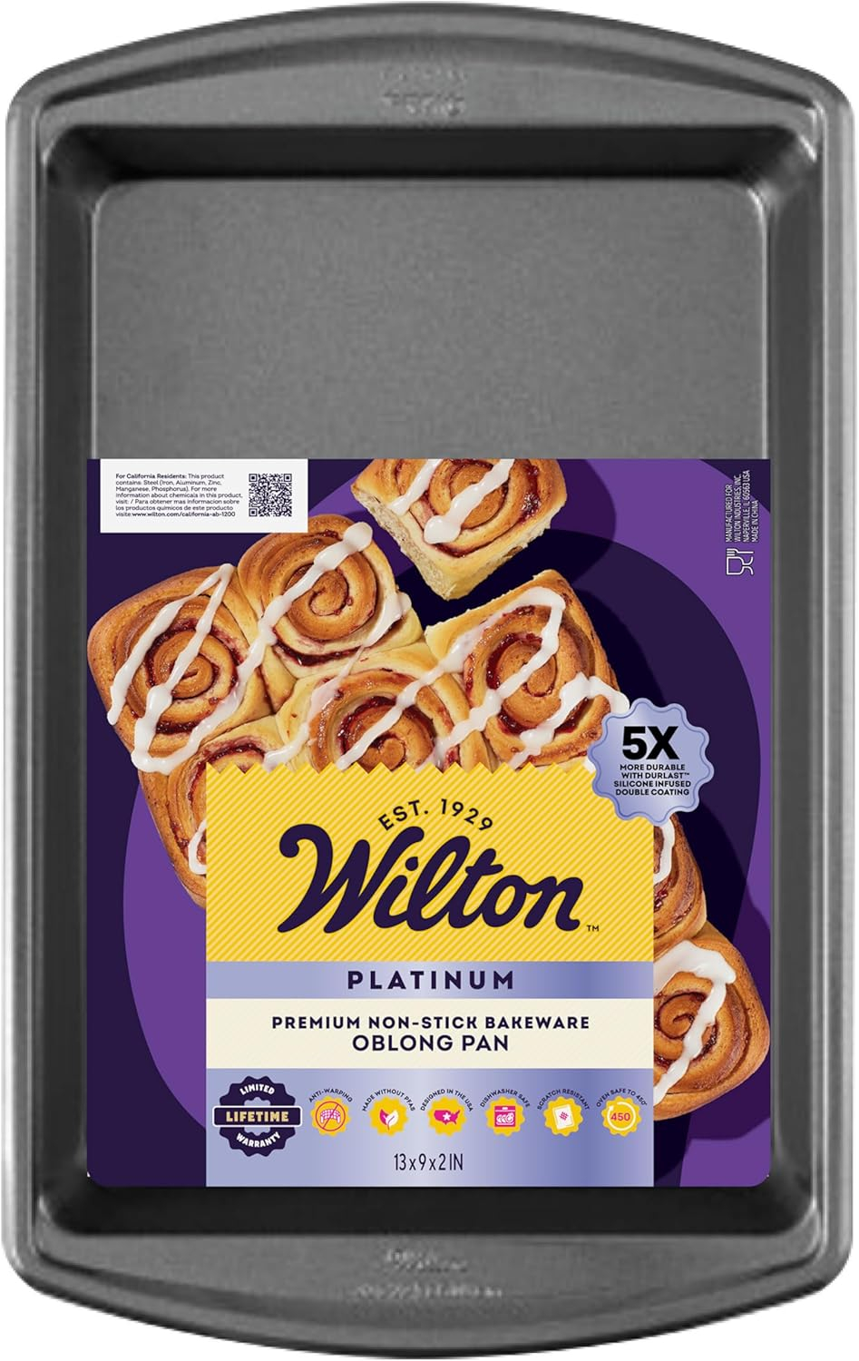 Wilton Wilton Advance Select Premium Nonstick Oblong Baking Pan 9 x 13 Inch