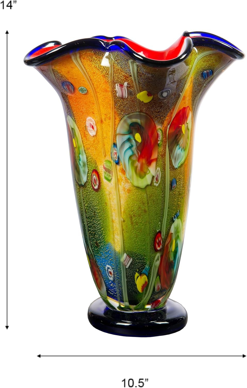 Dale Tiffany Coast Sand Favrile Vase