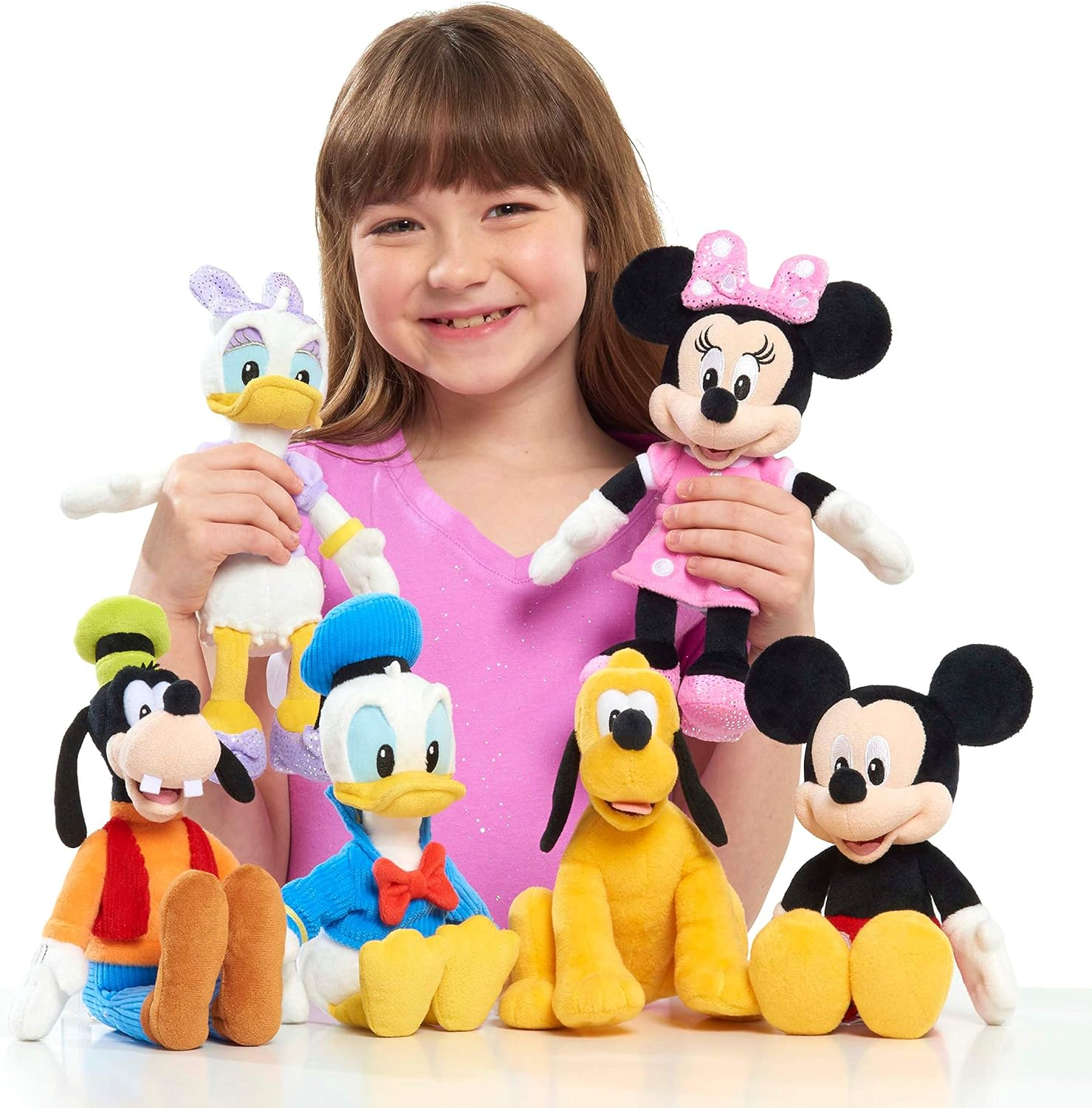 Disney Mickey Mouse Plush Toy with Red Shorts and Yellow Shoes