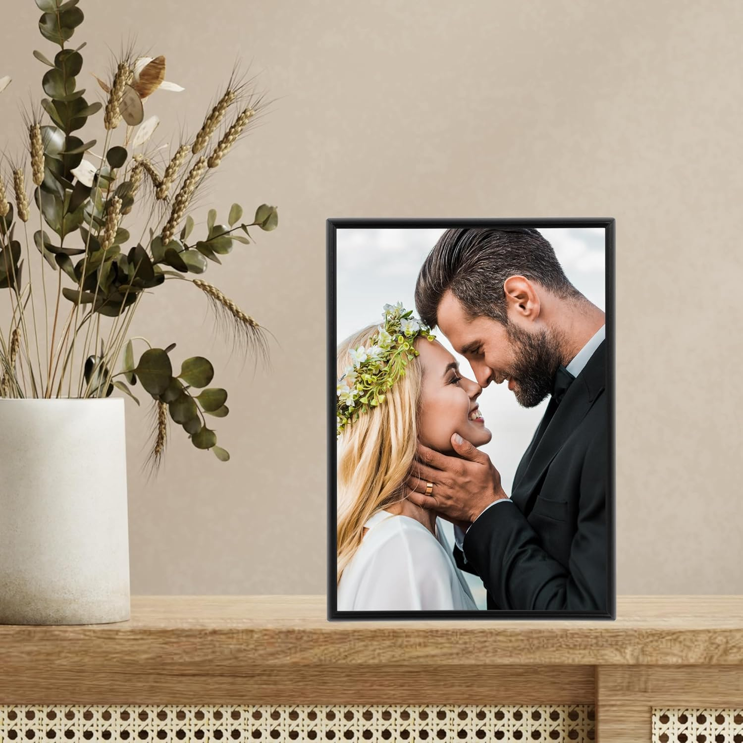 Lawrence Frames Metal Picture Frame, Black