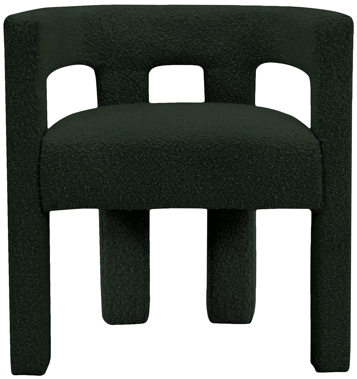 Meridian Furniture Athena Green Boucle Fabric Accent/Dining Chair