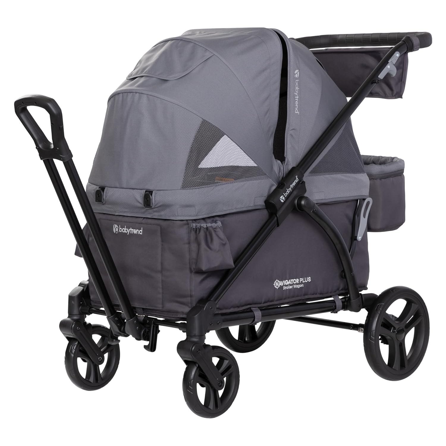 Navigator Plus Double Stroller Wagon in Midnight Gray
