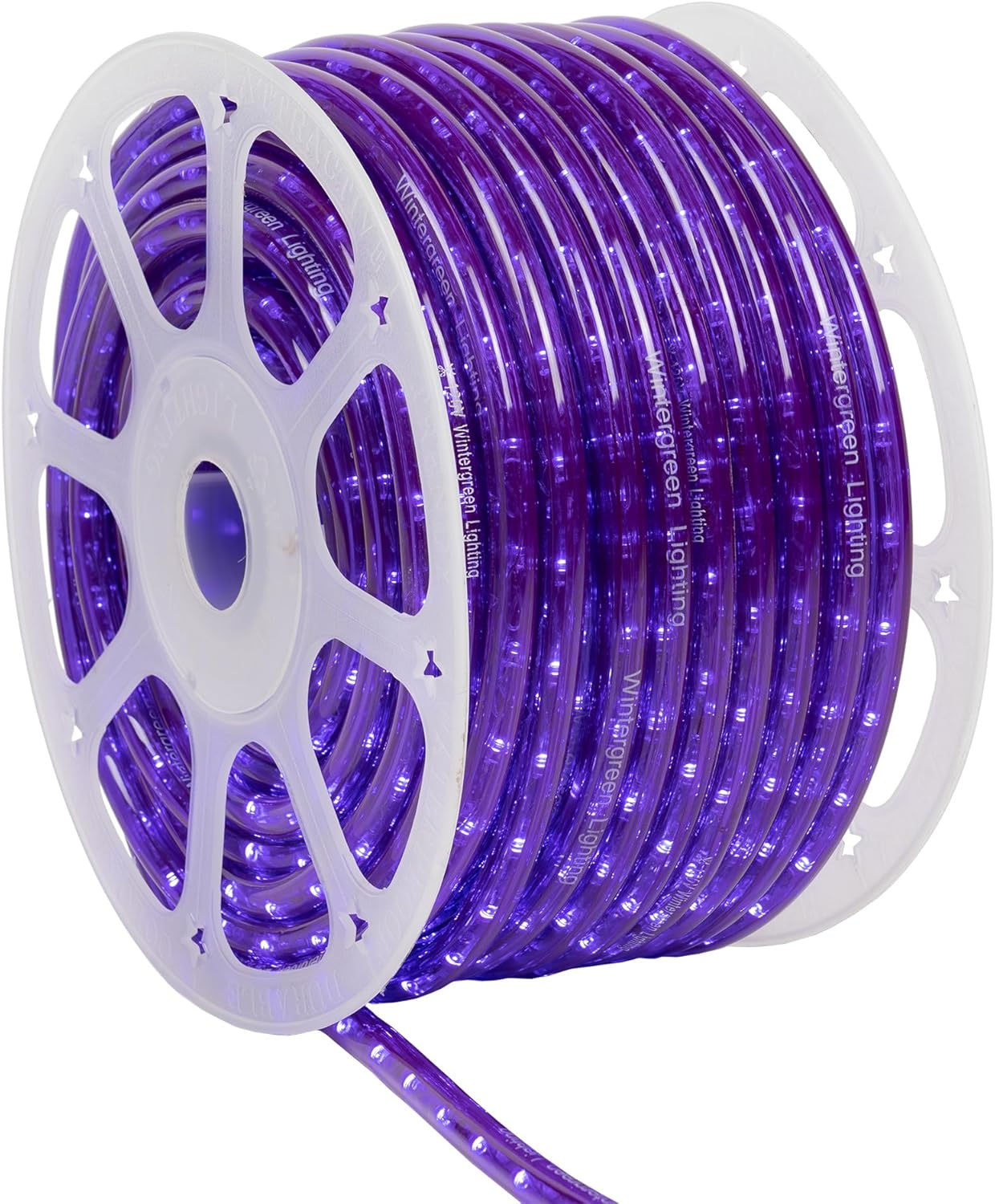 150 ft. Purple LED Rope Light Spool Indoor-Outdoor Bulk Tube Light, 120V, 1/2 Inch, 2-Wire