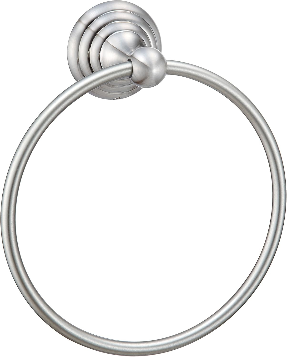 Hardware House H11-2109 Stockton Collection Towel Ring, Satin Nickel