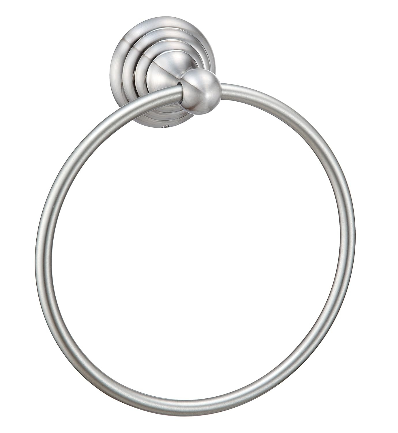 Hardware House H11-2109 Stockton Collection Towel Ring, Satin Nickel