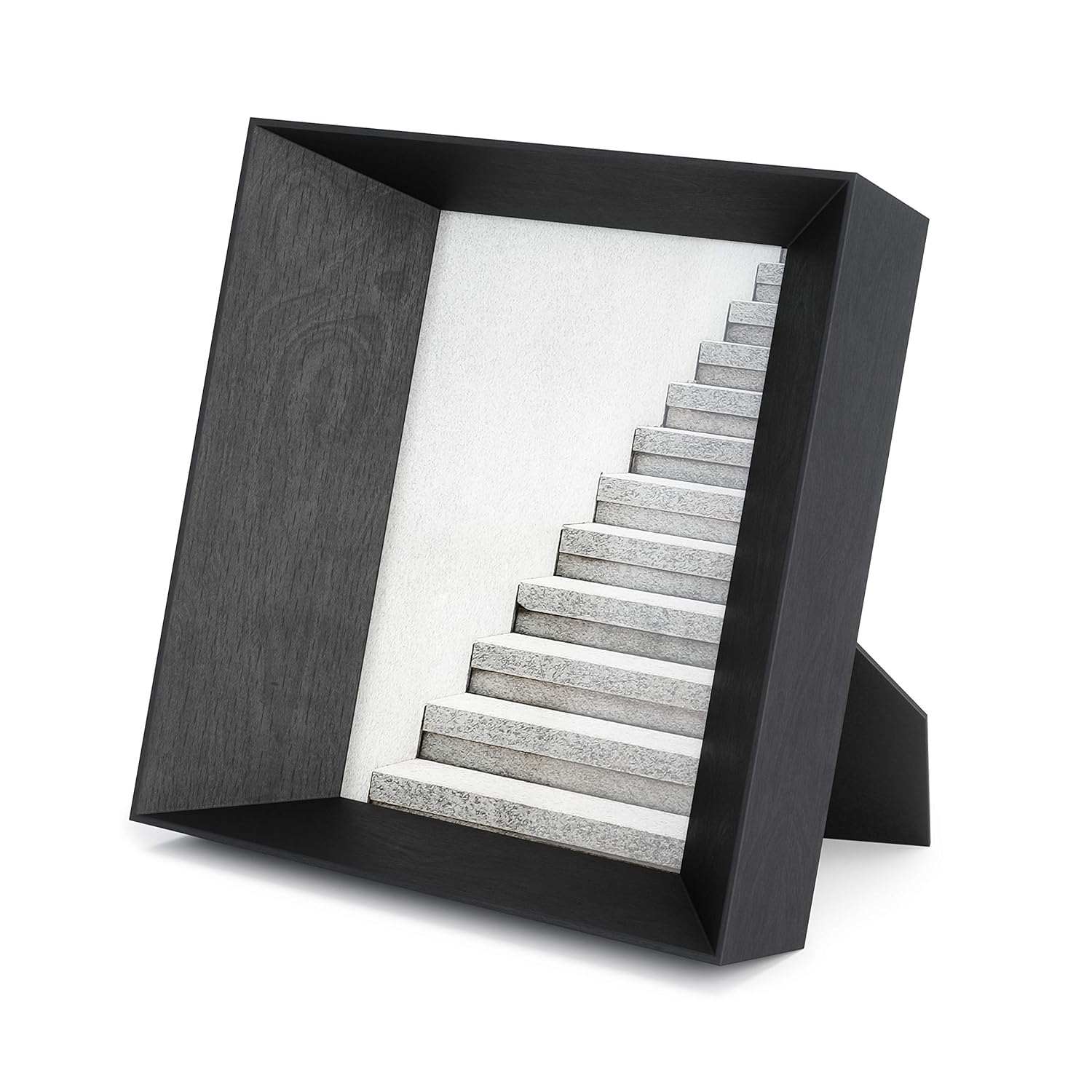 Classic Black Wood 5x7 Tabletop and Wall Mount Frame