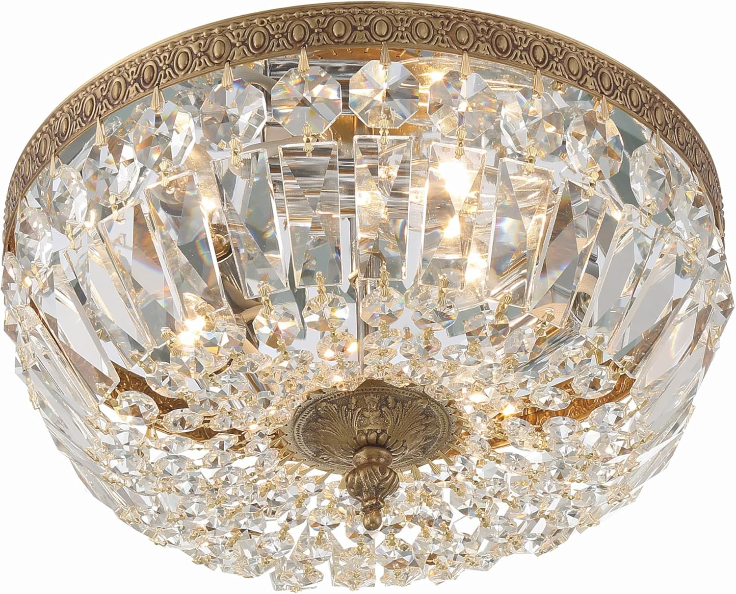 Crystorama Lighting - Three Light Ceiling Mount - Ceiling Mount - Three Light