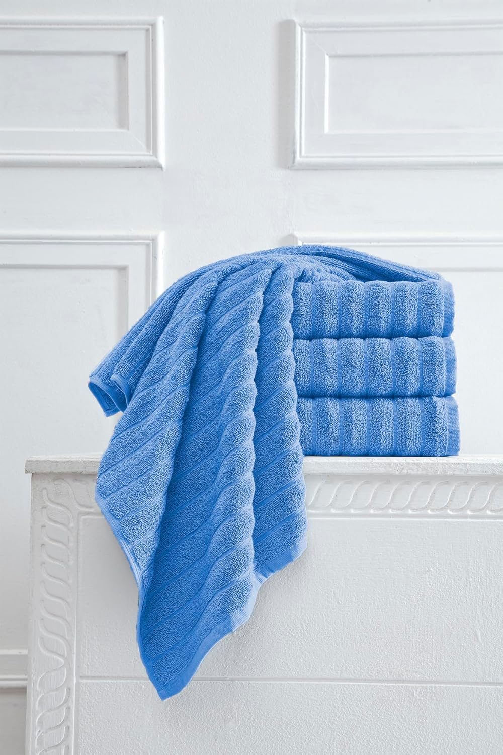 Classic Turkish Towels CTT Luxury Hand Towels for Bathroom Set of 4, 100% Turkish Cotton, Quick Dry & Comfy Towels for Hotel & Spa, Highly Absorbent | 20"x32" (Dark Blue)