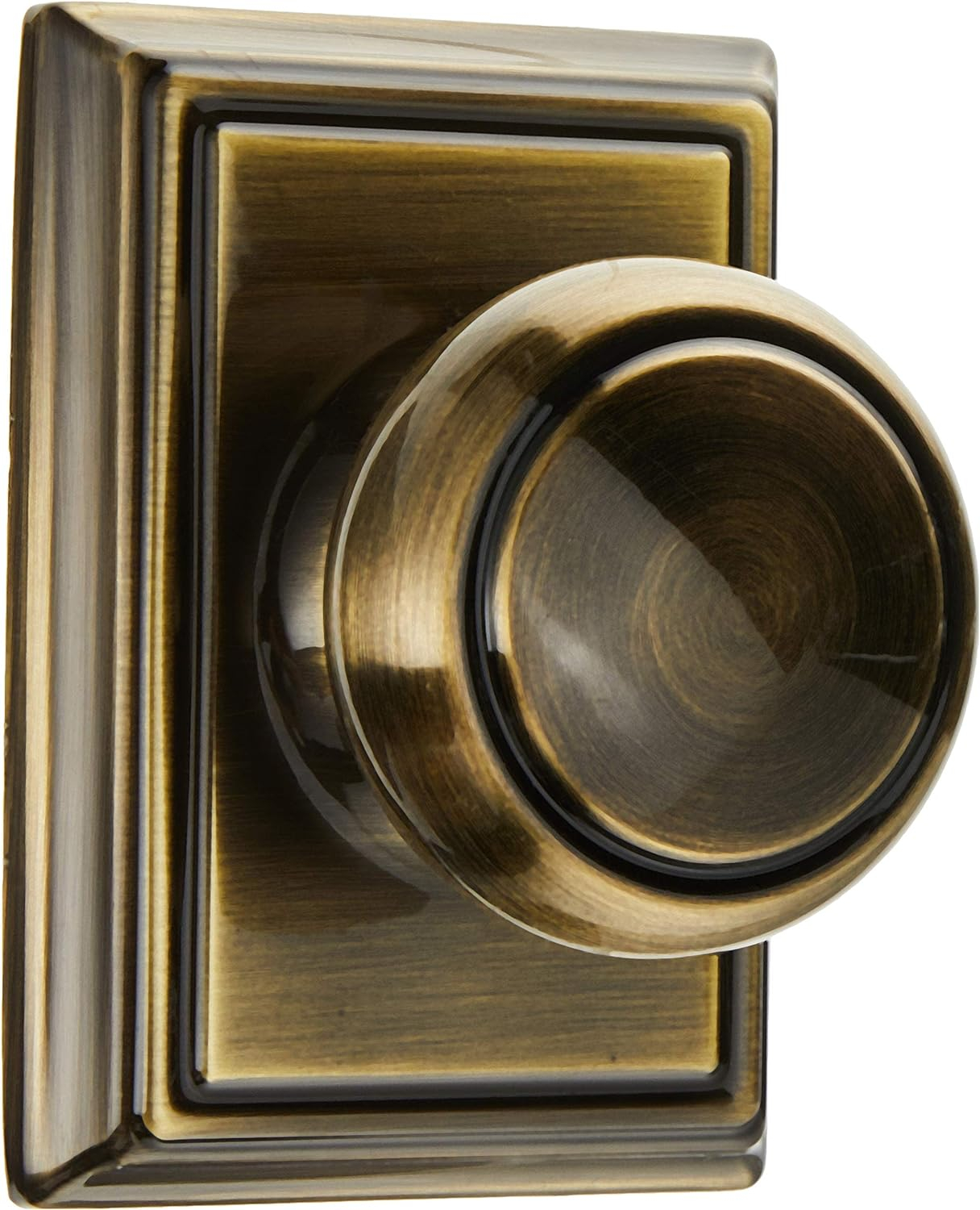 Andover Knob with Addison Trim Hall and Closet Lock