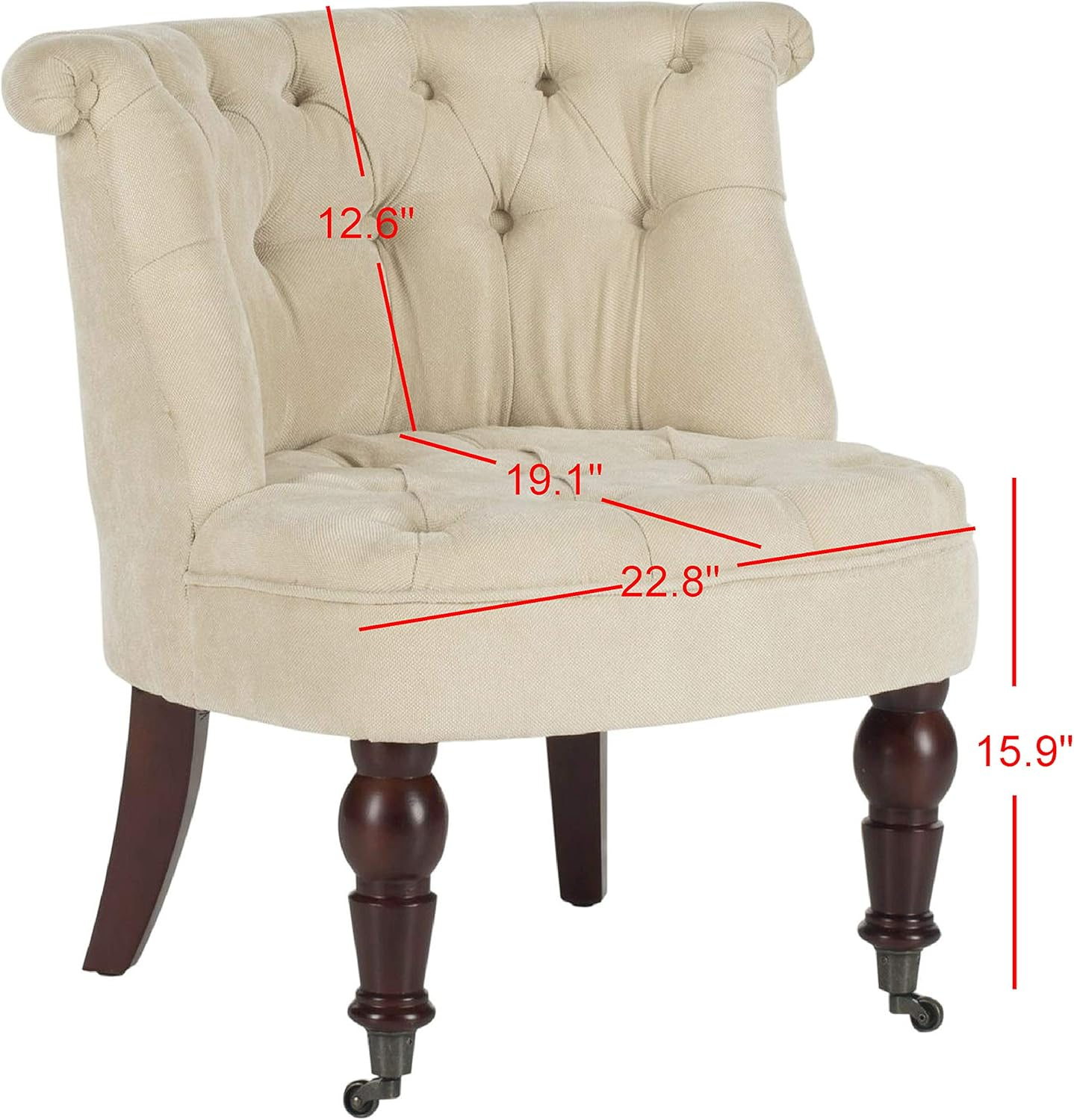 SAFAVIEH Mercer Collection Carlin Tufted Chair