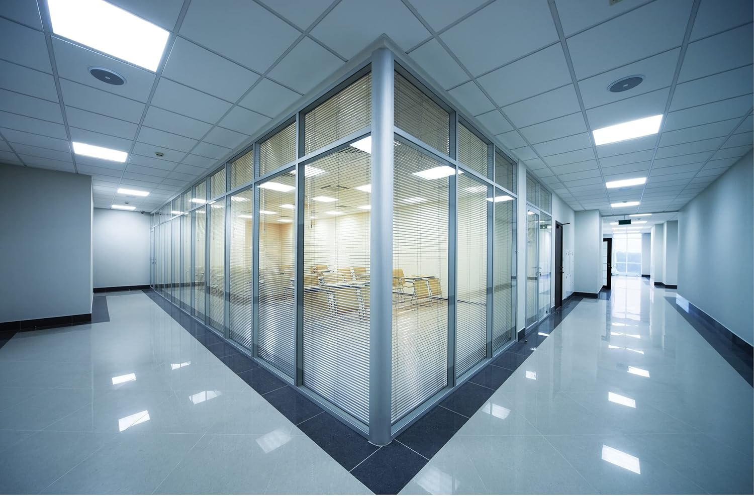 White Aluminum LED Backlit Flat Panel Ceiling Light