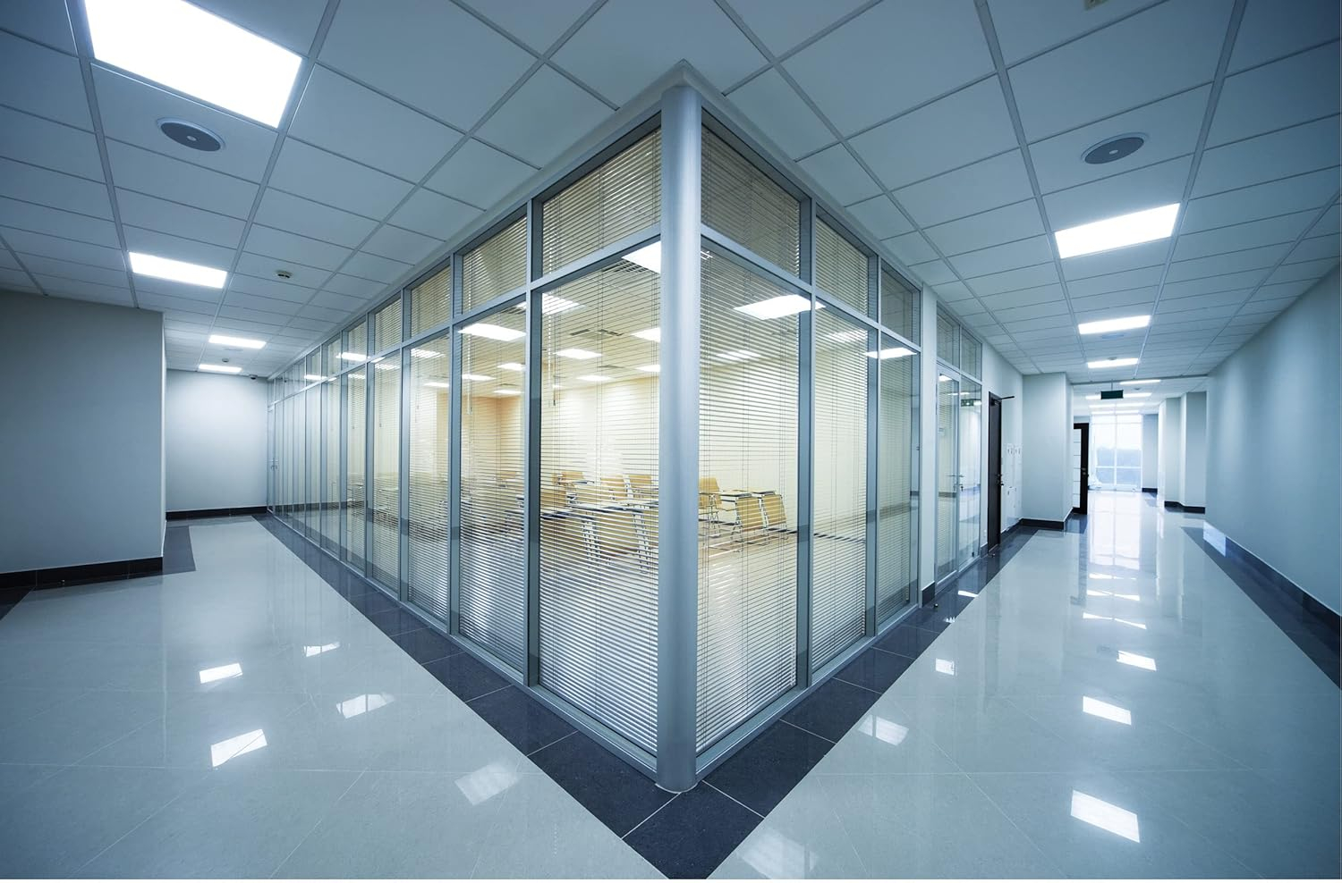 White Aluminum LED Backlit Flat Panel Ceiling Light