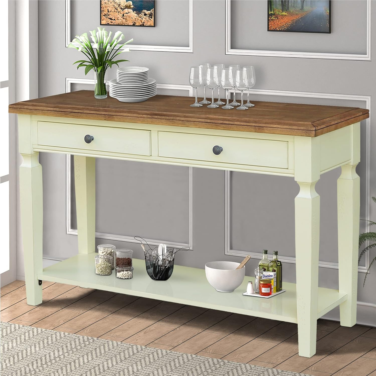 International Concepts Vista Solid Wood Console/Sofa Table
