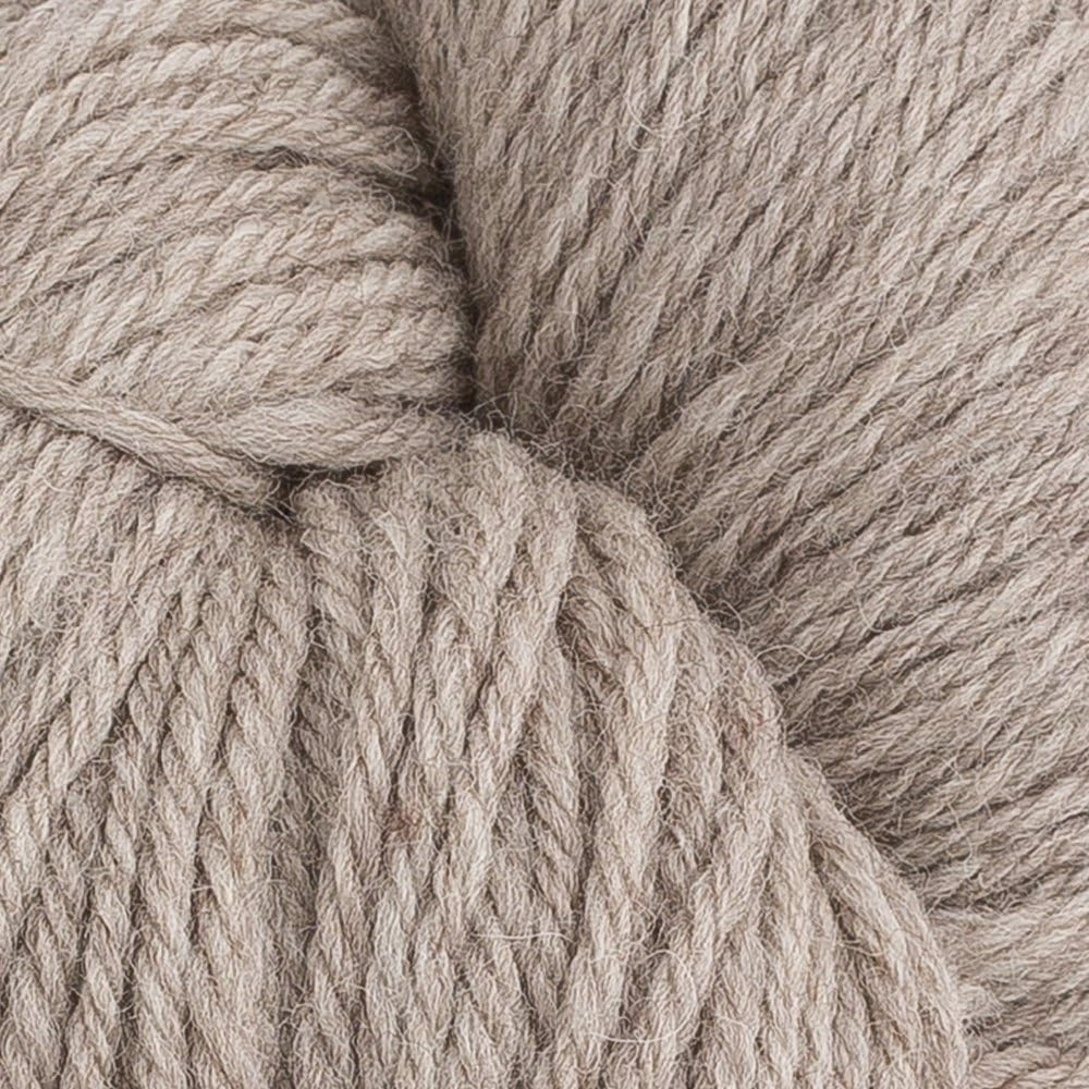La Mia Medium Weight Beige Wool Yarn Skein
