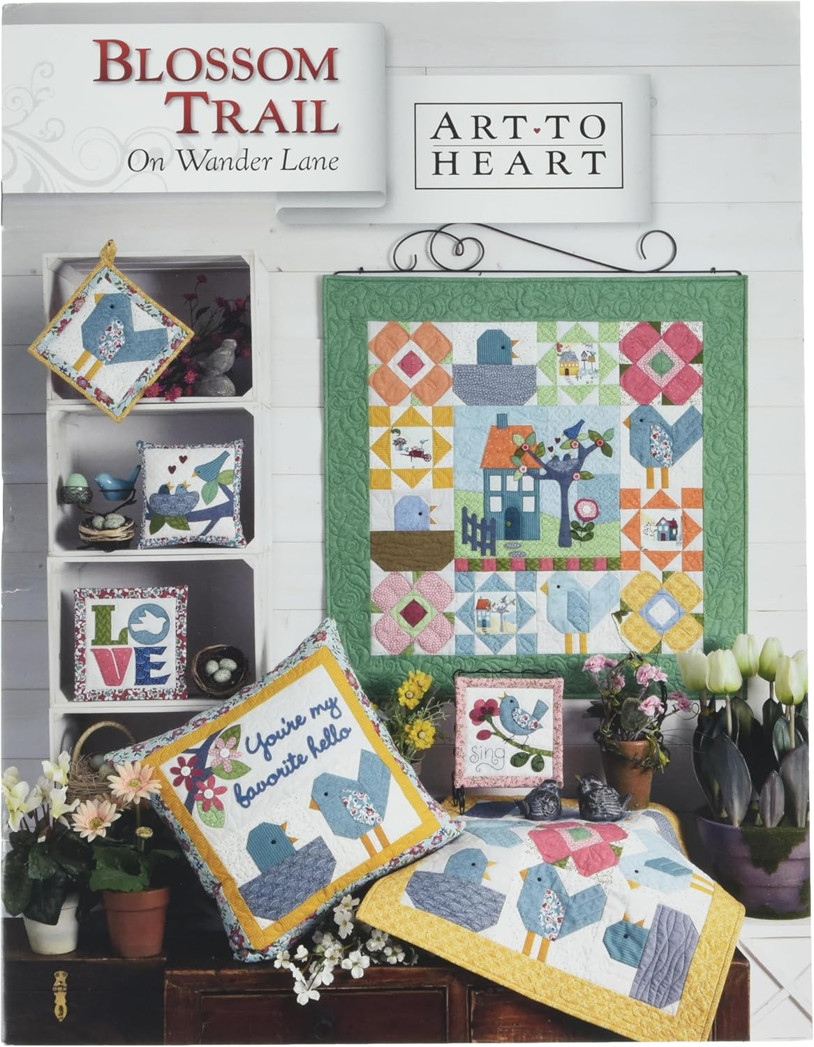 Blossom Trail On Wander Lane Animal Quilt Pattern Set