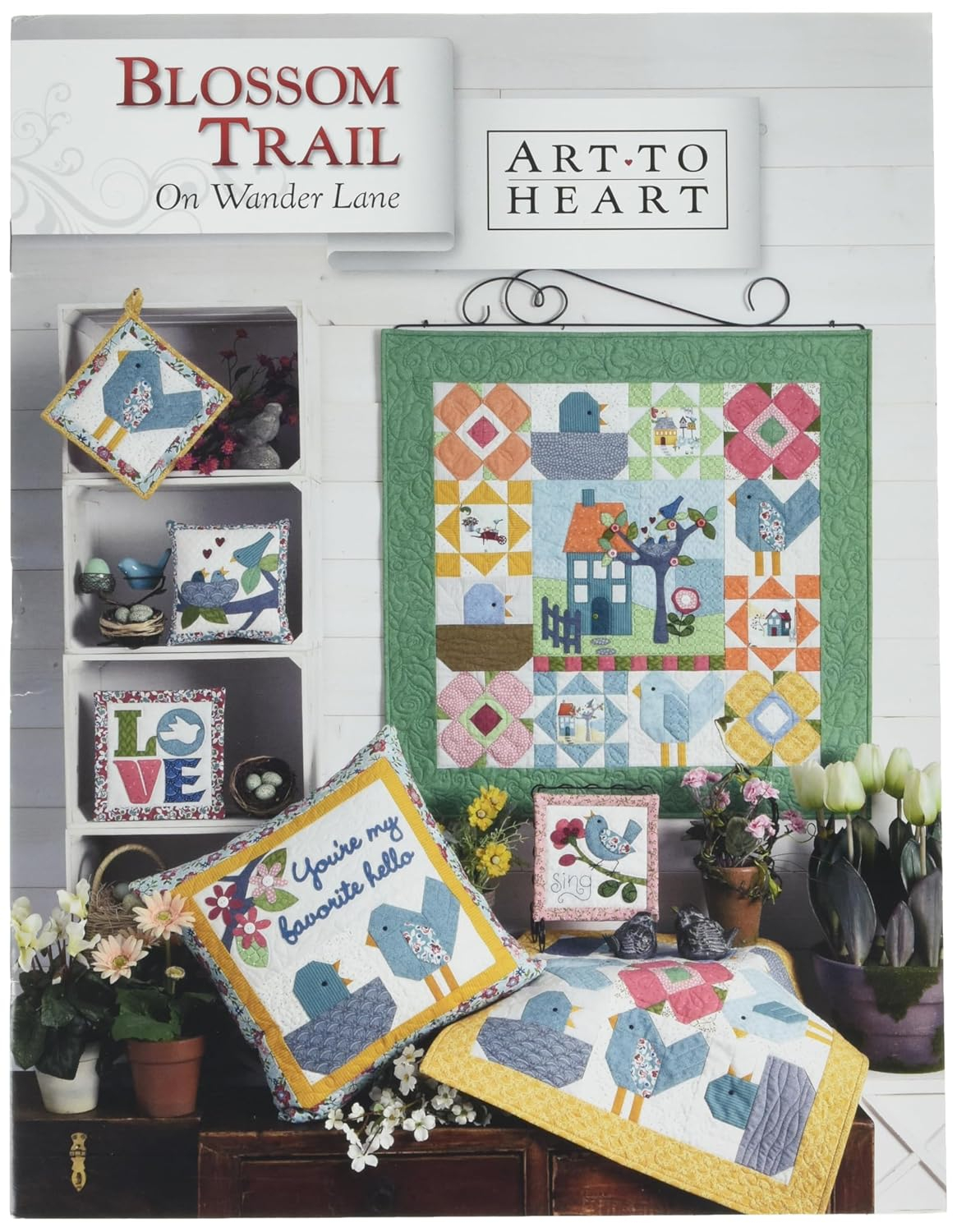 Blossom Trail On Wander Lane Animal Quilt Pattern Set