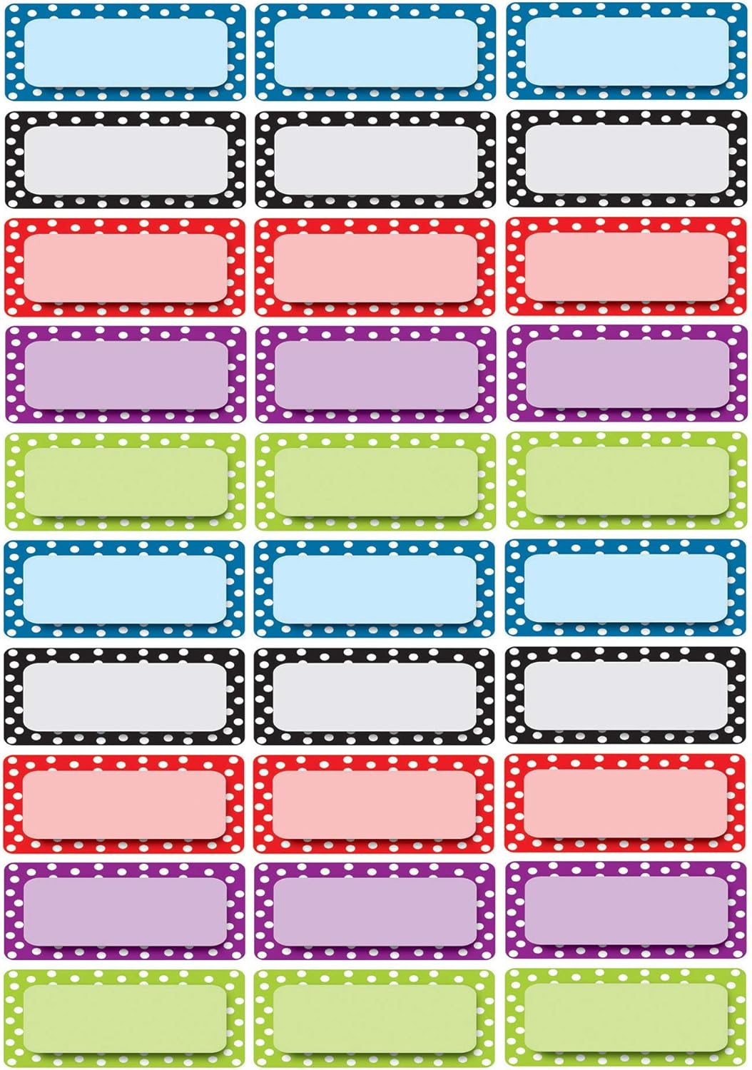 Ashley Productions® Die-Cut Magnetic Foam Color Dots Labels/Nameplates, Pack of 30
