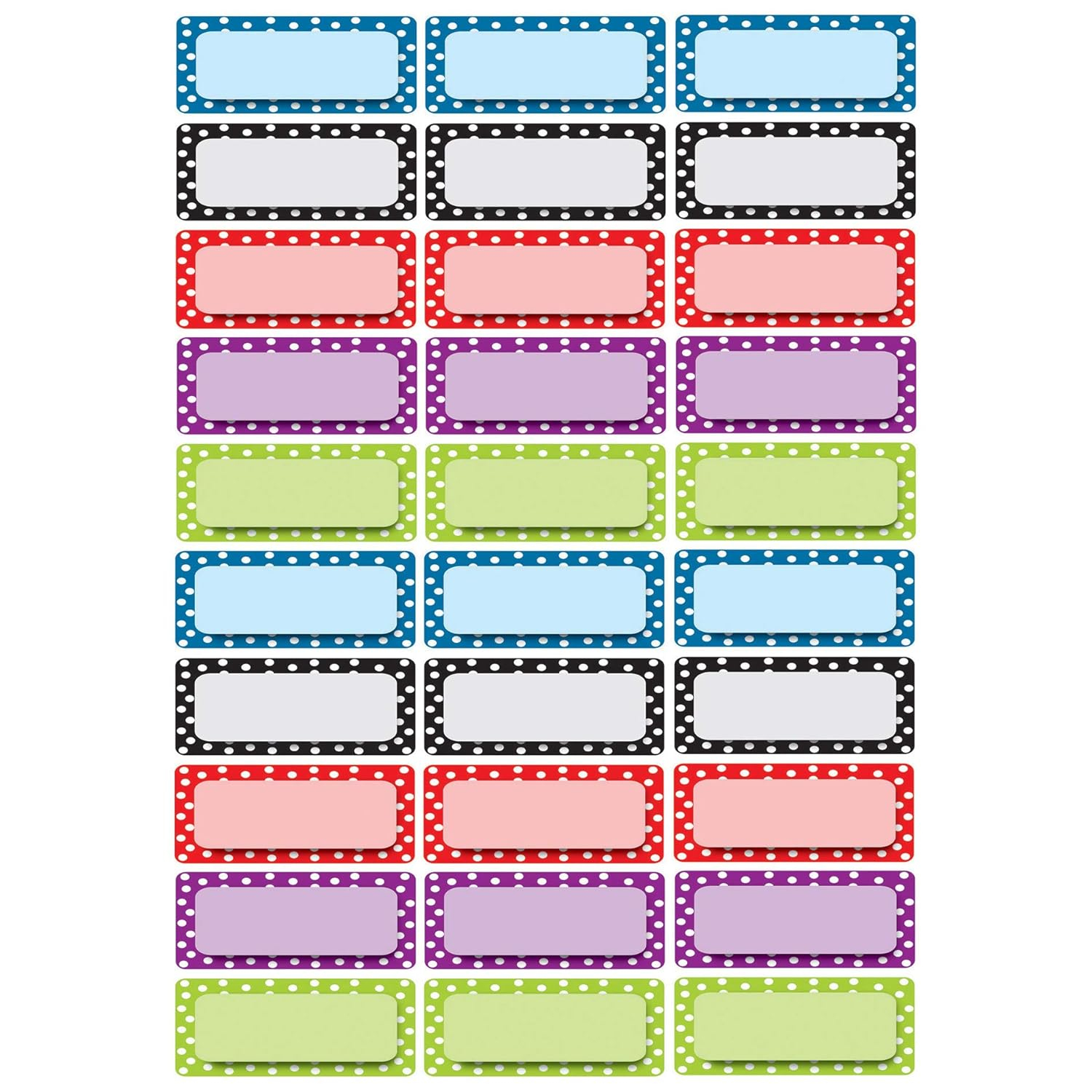 Ashley Productions® Die-Cut Magnetic Foam Color Dots Labels/Nameplates, Pack of 30