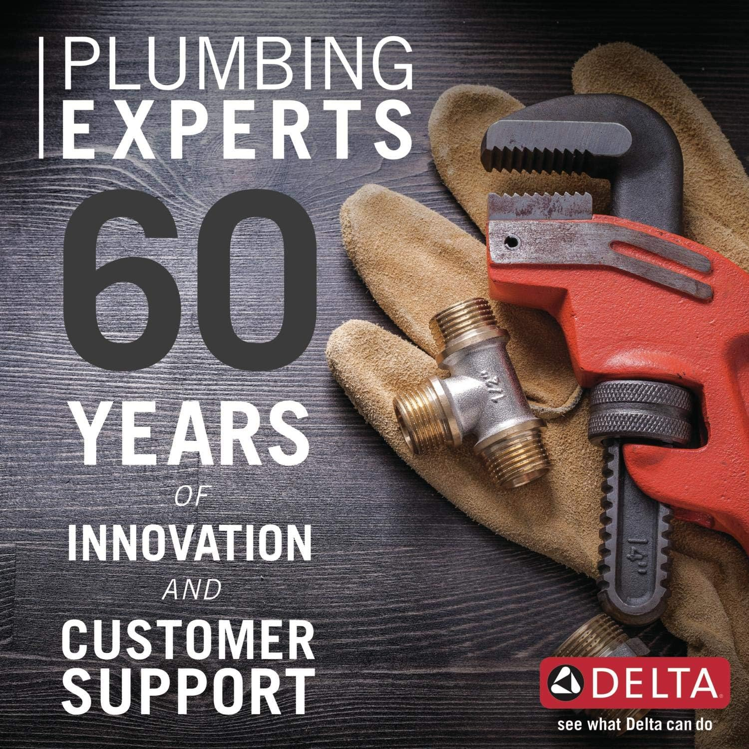 Delta T14059-Pp Modern Pressure Balanced Valve Trim Only - Brilliance Stainless