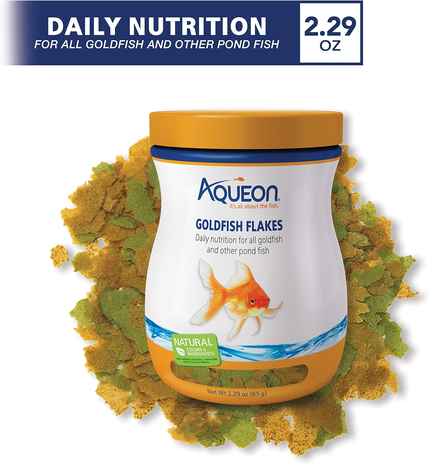 Aqueon Goldfish Flakes [Aquarium, Foods Flake (Goldfish)] 2.29 oz