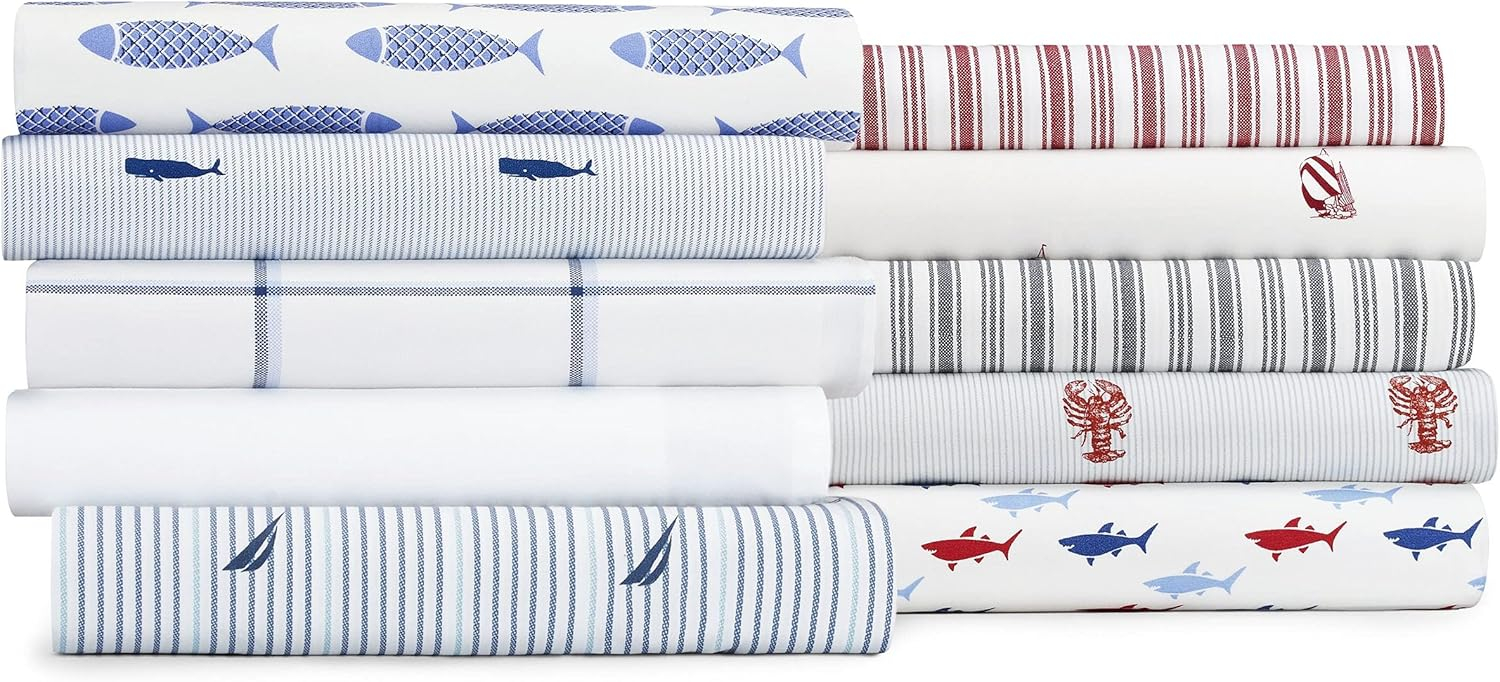 Nautica  Cotton Percale Sheet Sets