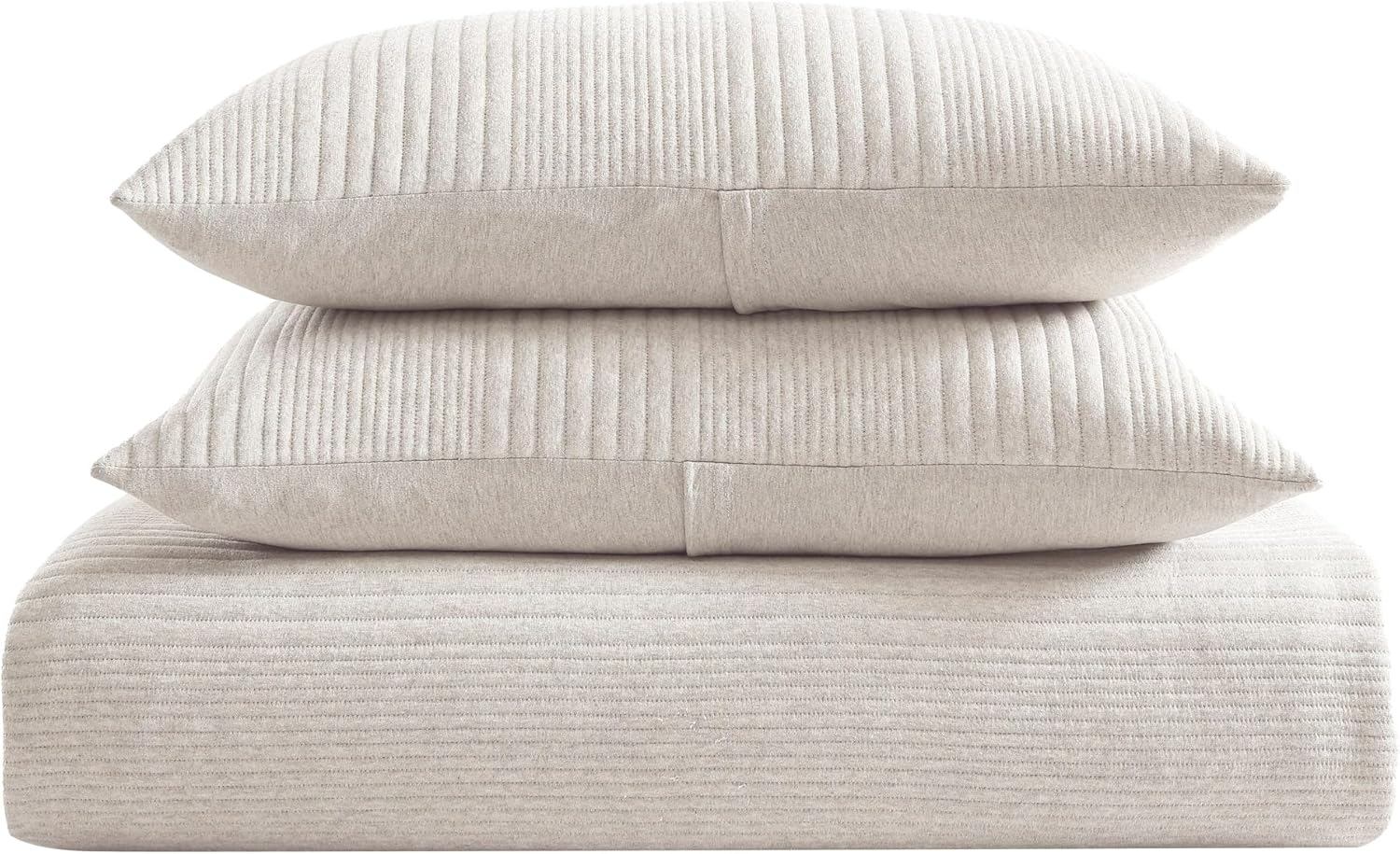 Brielle Home Atlas Jersey Channel Stitch Quilt Set
