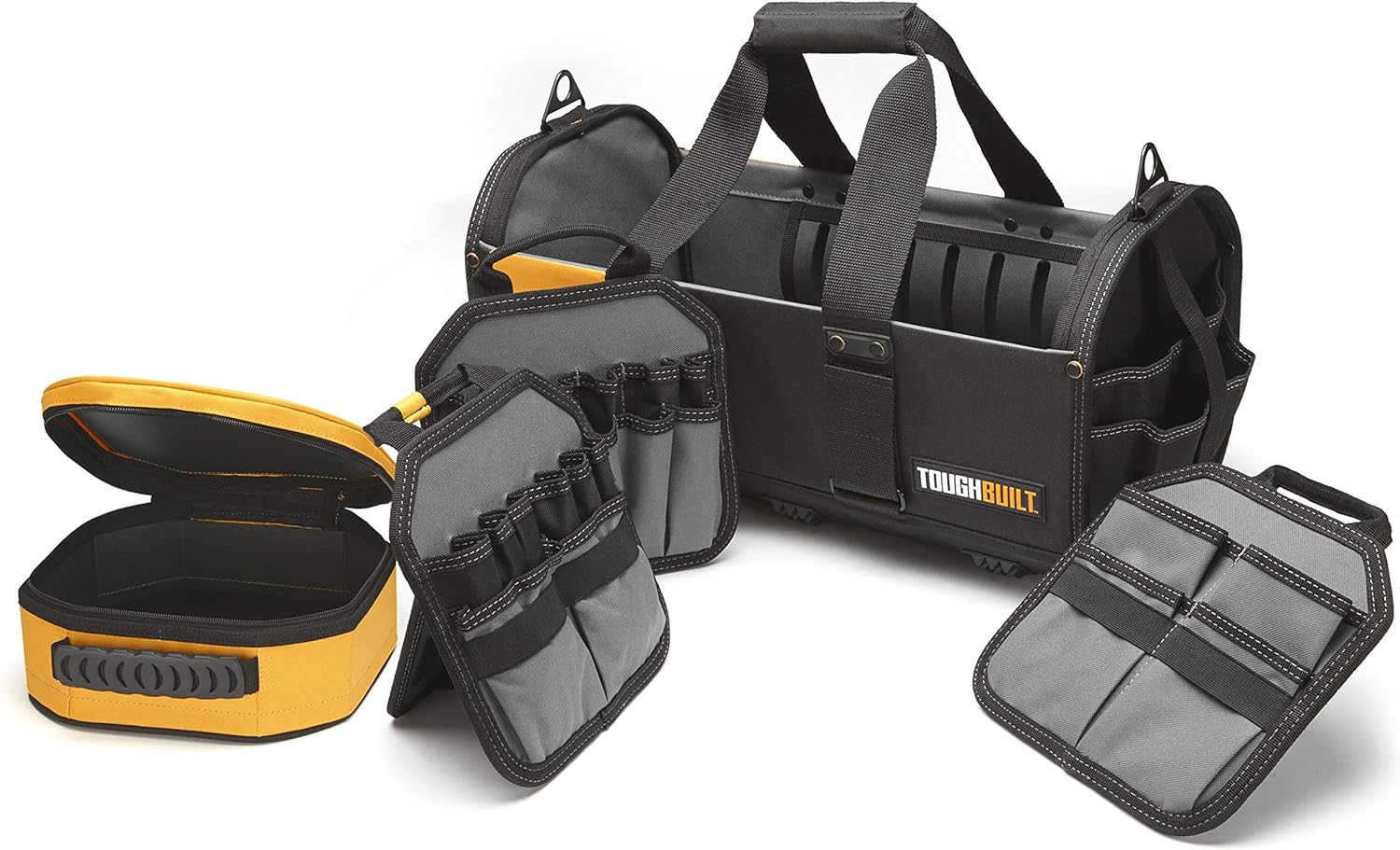 TOUGHBUILT TOU-81-18 18" Modular Tote, Black/Yellow