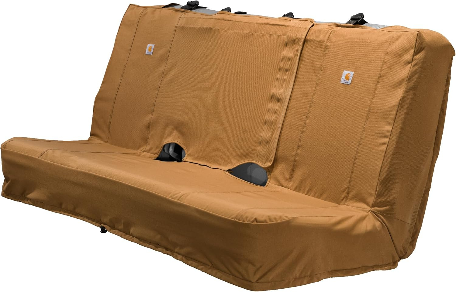Carhartt C000143520199 Brown Ripstop Fabric Durable Water Repellent Universal Bench Seat Cover