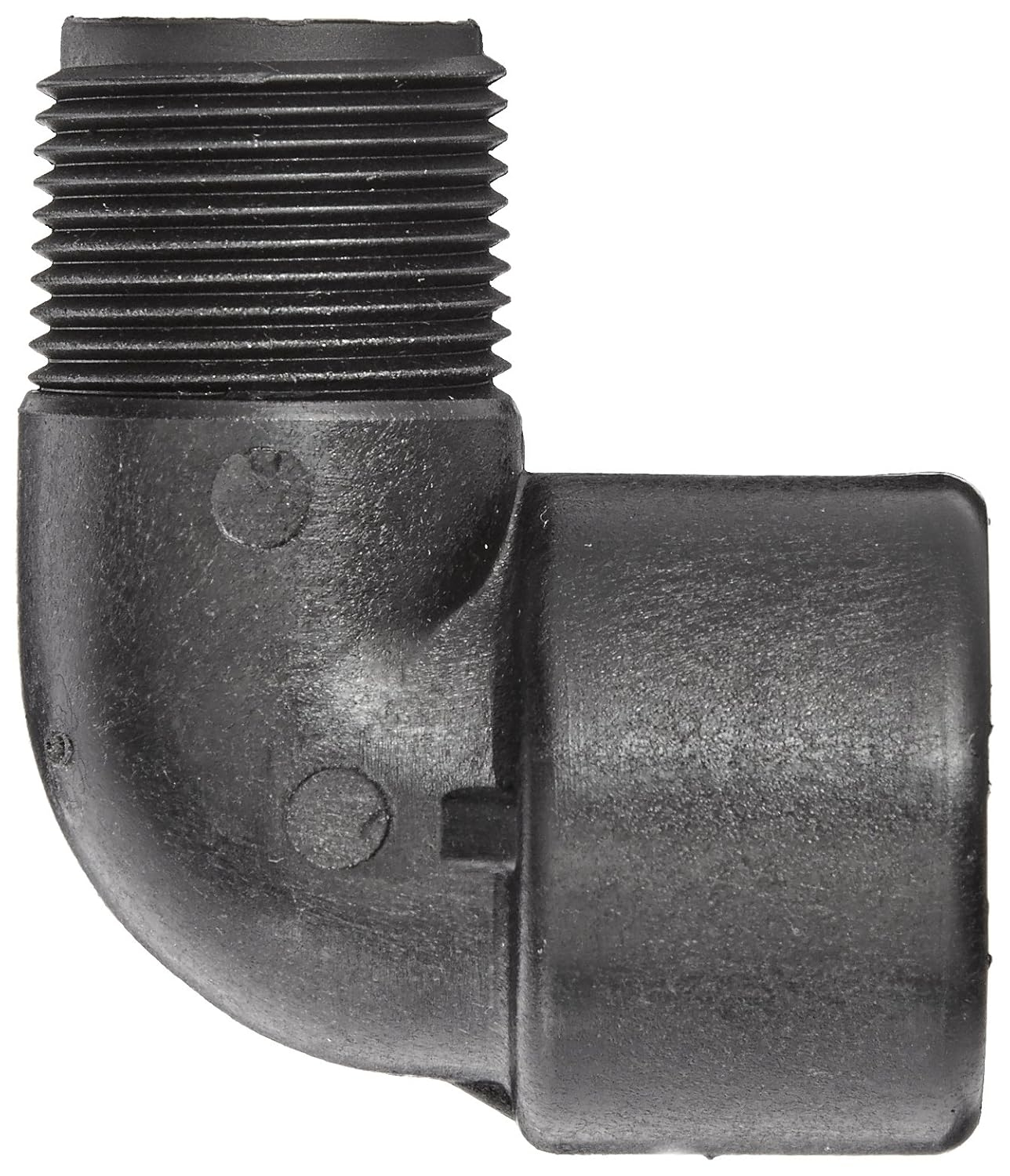 Banjo SL075-90 Polypropylene Pipe Fitting, 90 Degree Street Elbow, Schedule 80, 3/4" NPT Female x NPT Male