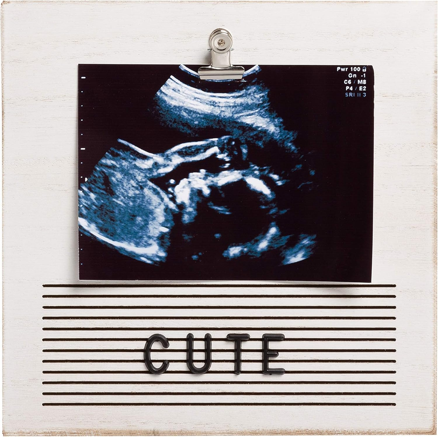 LETTERBOARD SONOGRAM Frame by Pearhead - 3x4