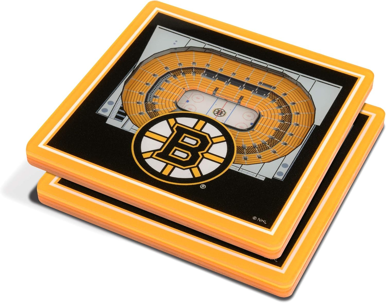 Acrylic Square 2 Piece Coaster Set (Set of 2)